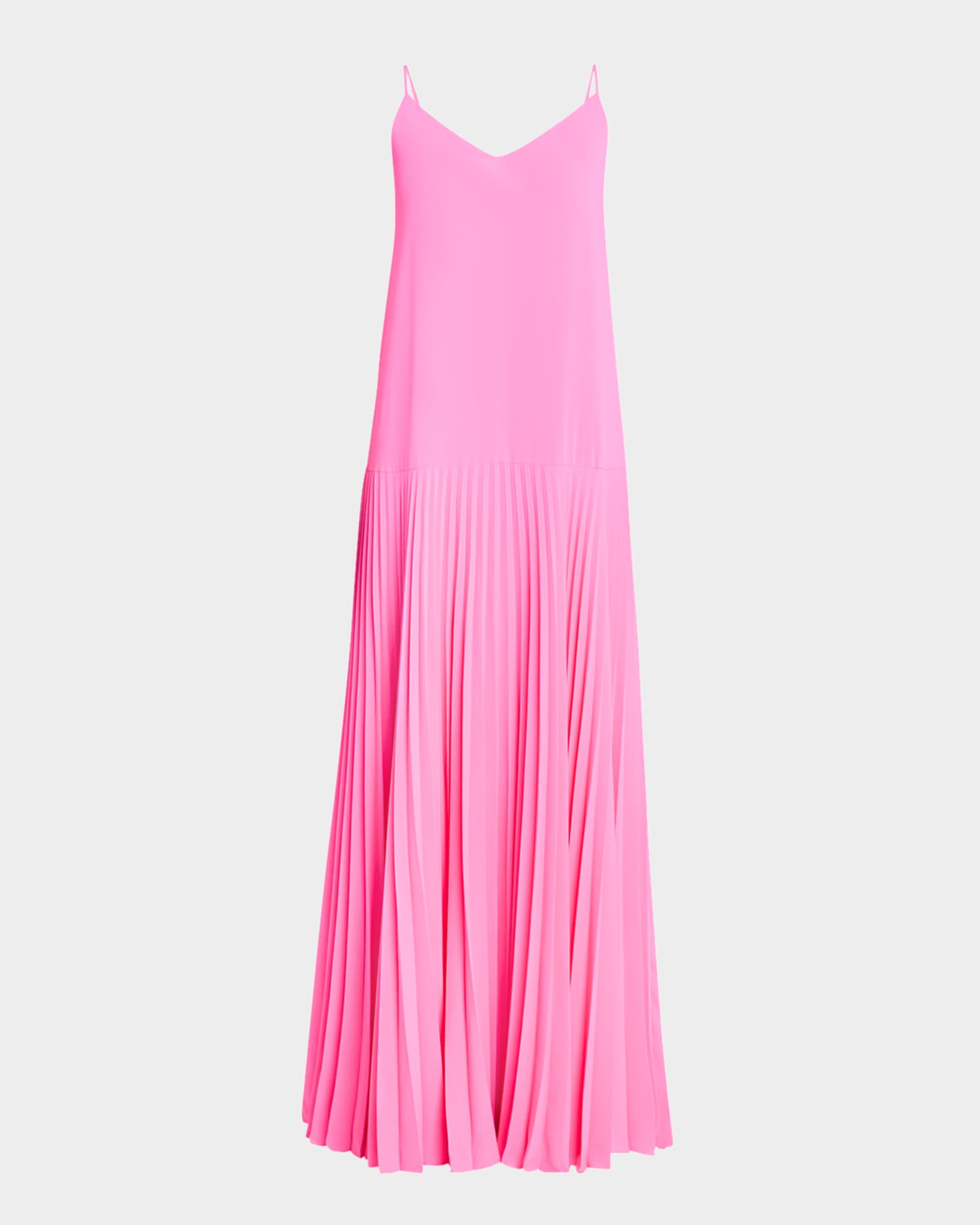 Carve Sleeveless Drop-Waist Pleated Maxi Dress 0