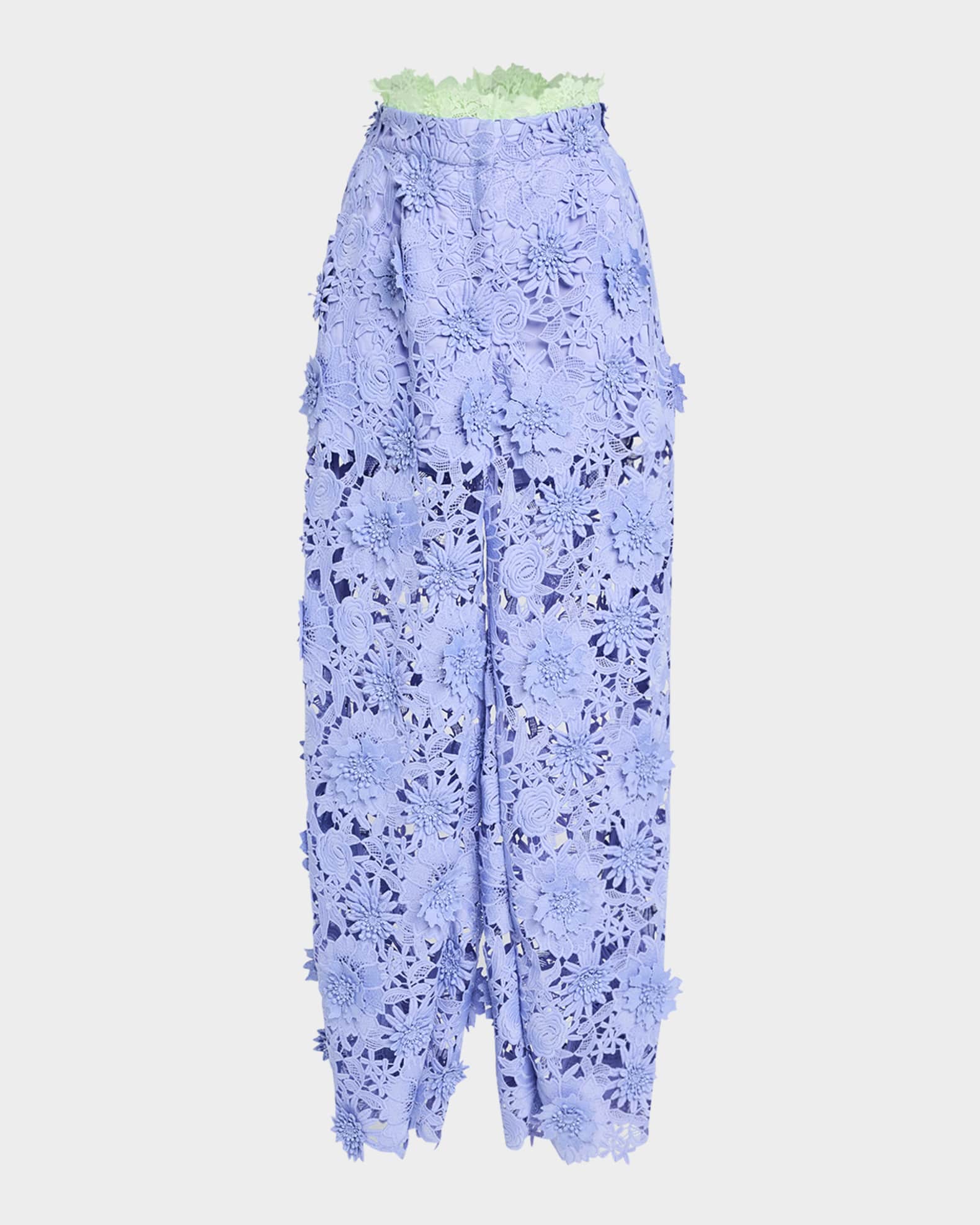 Adrian Floral Lace Pants 0