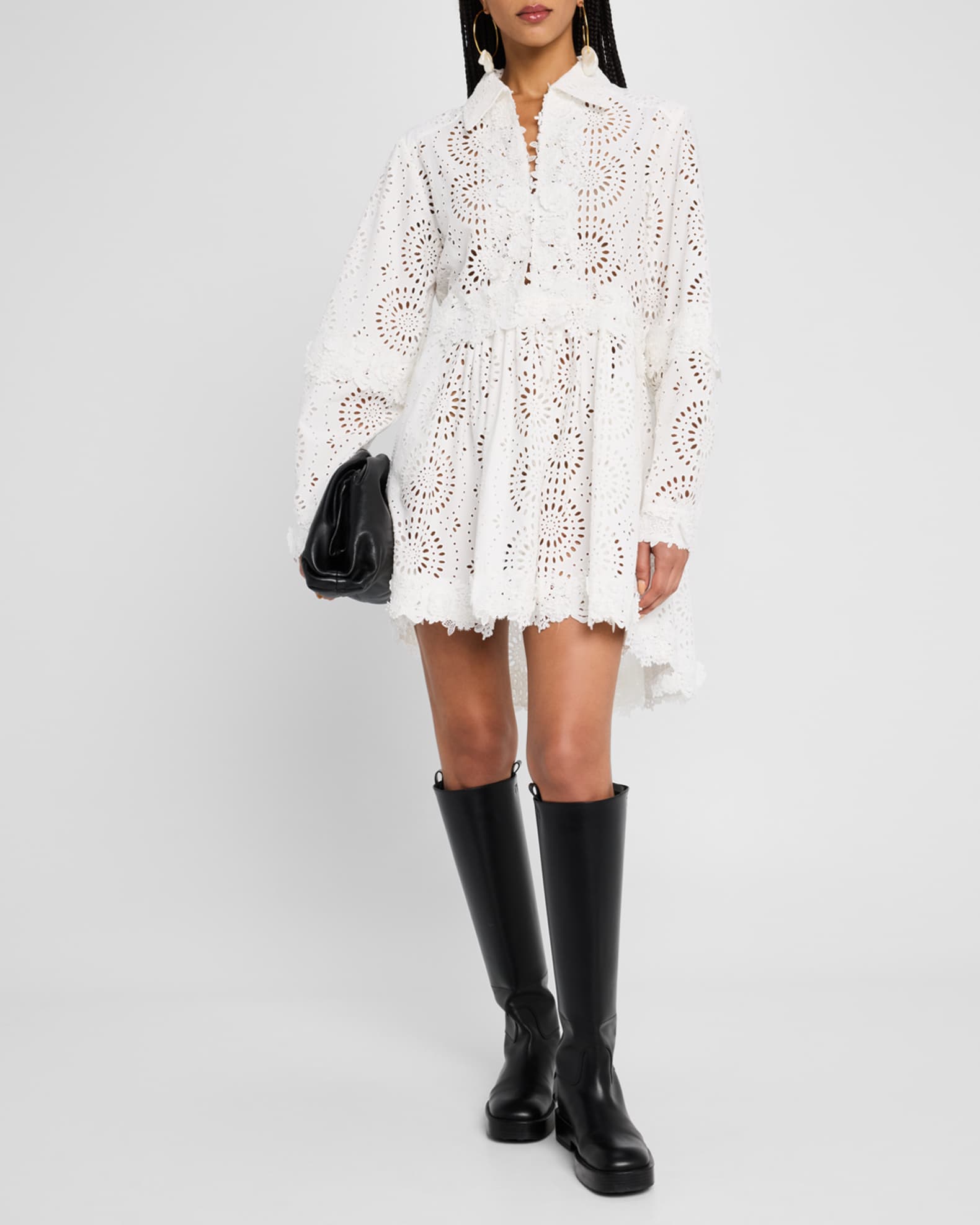 Andie Floral Eyelet Mini Dress 1
