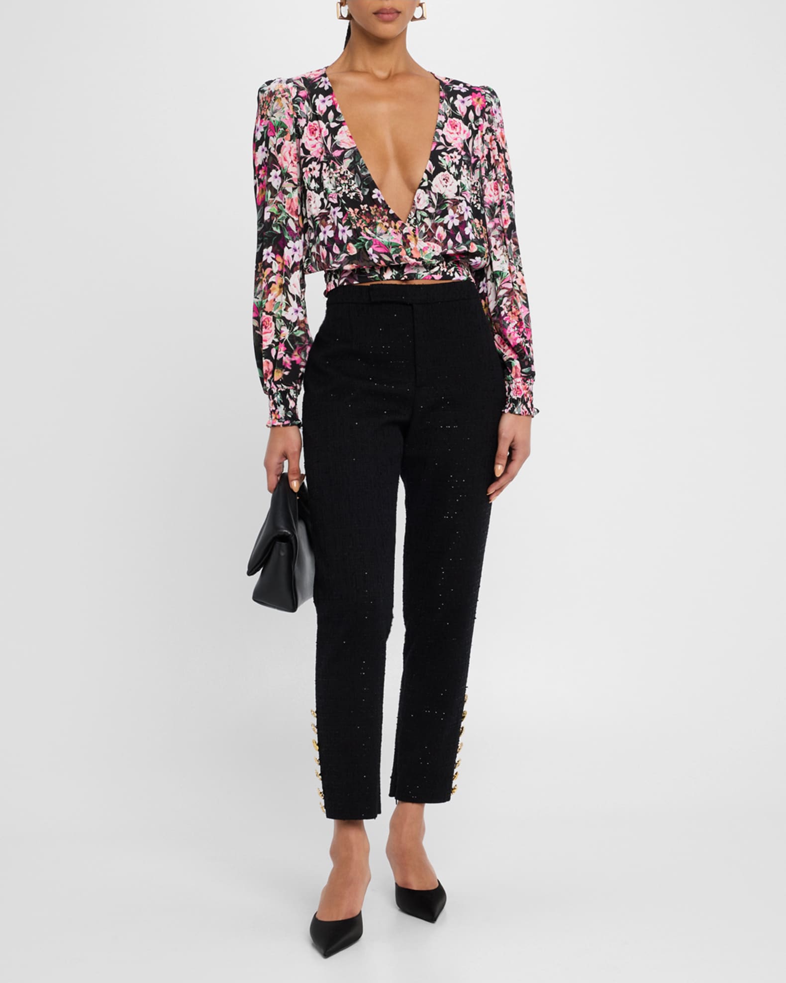 Avanna Floral Wrap Blouse 1