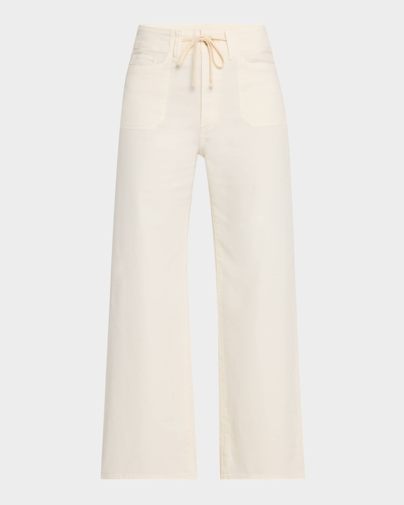 Ari Wide-Leg Tie-Waist Jeans 0