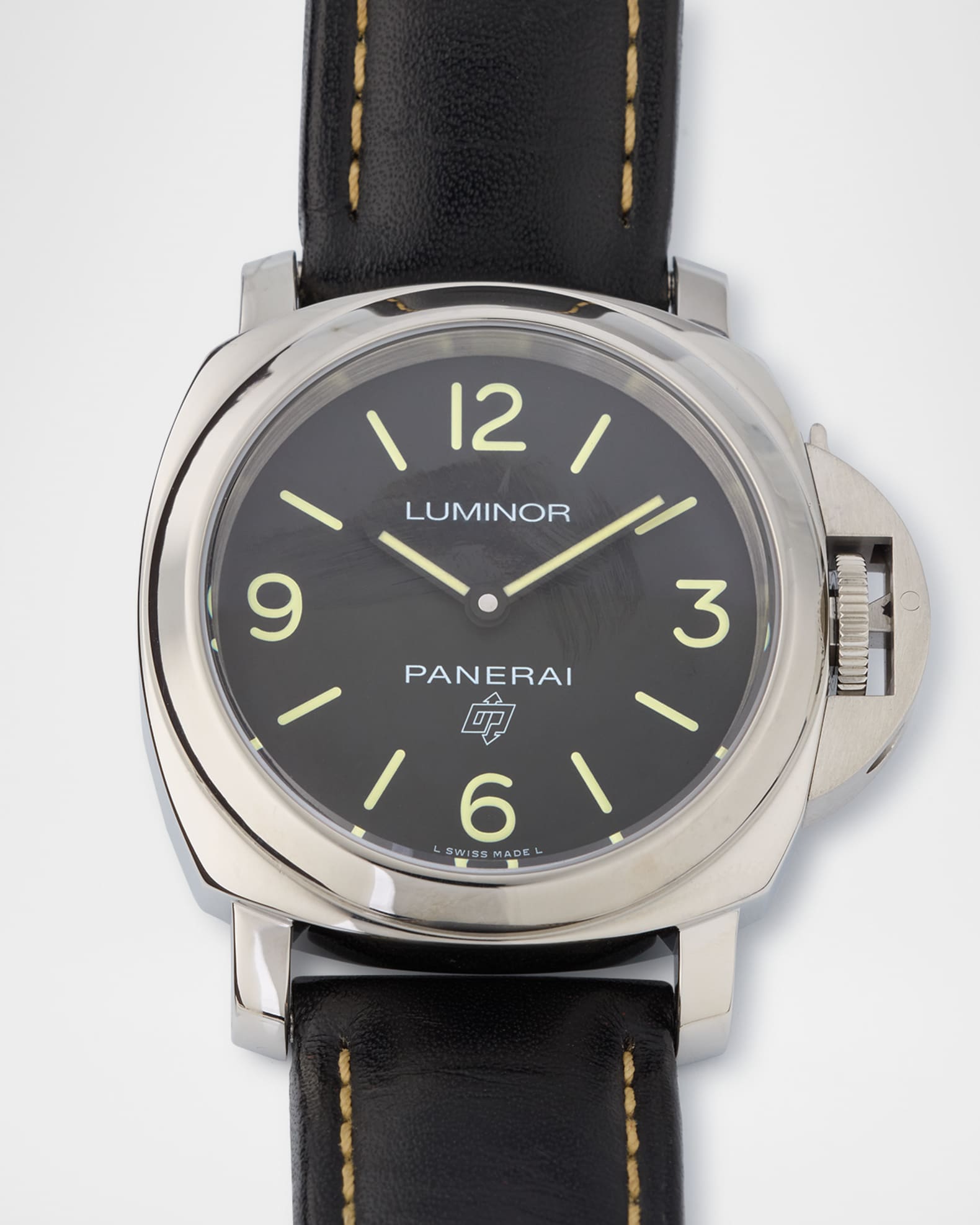 Panerai Luminor Base Logo Stainless Steel 44mm Vintage 2018 Watch 0