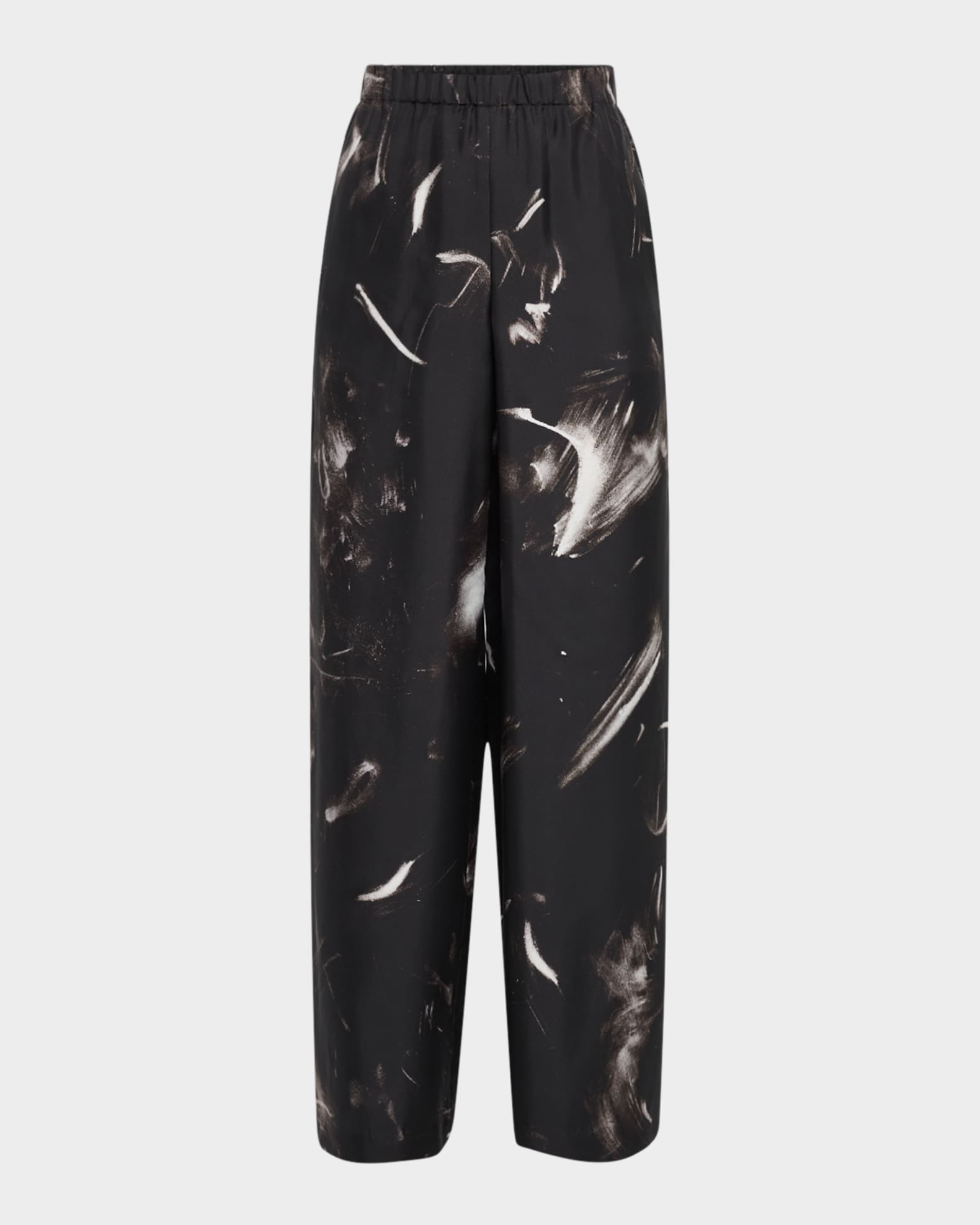 Riverside Wide-Leg Silk Pants 0