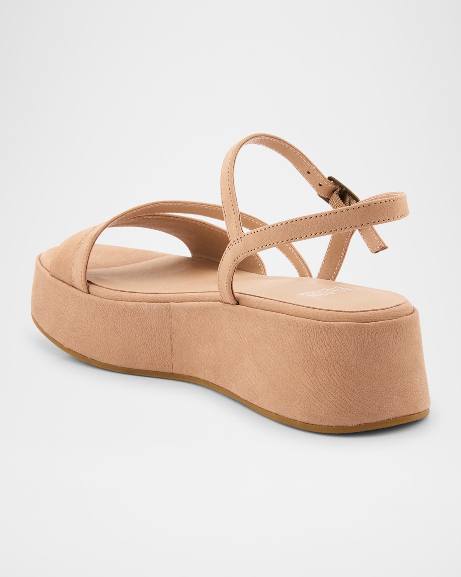 Dae Leather Asymmetrical Flatform Sandals 1