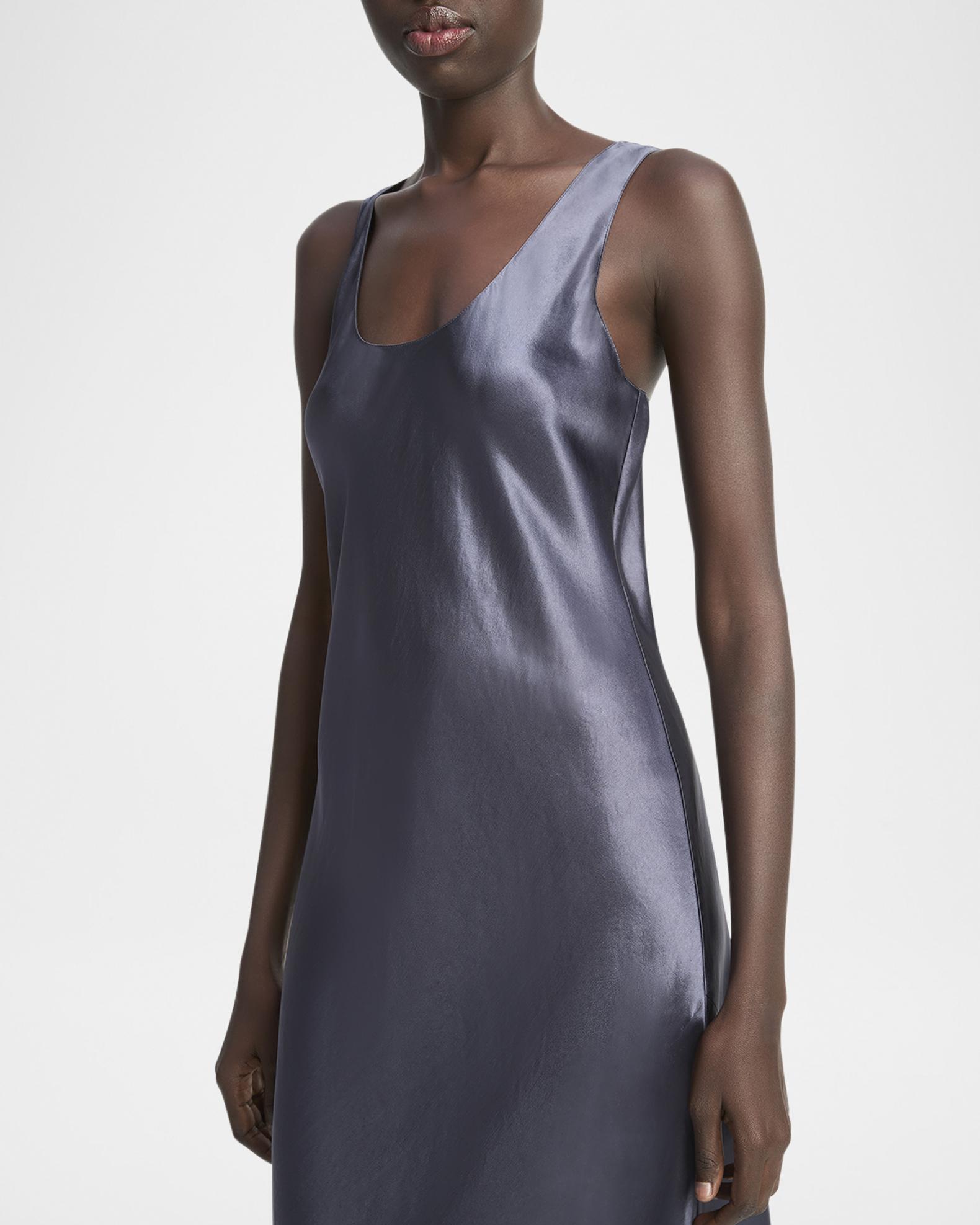 vince leather tank dress Vince Leather Sleeveless Dress