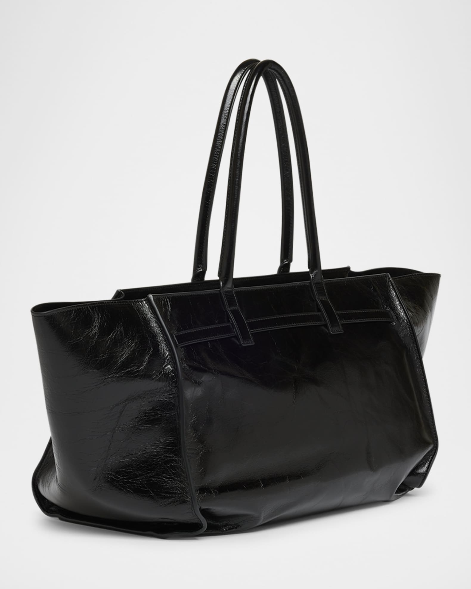 Mame La Petite Crinkled Leather Shoulder Bag 1