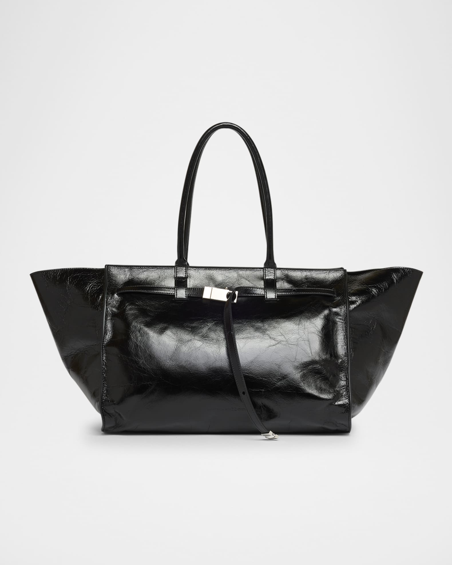 Mame La Petite Crinkled Leather Shoulder Bag 0