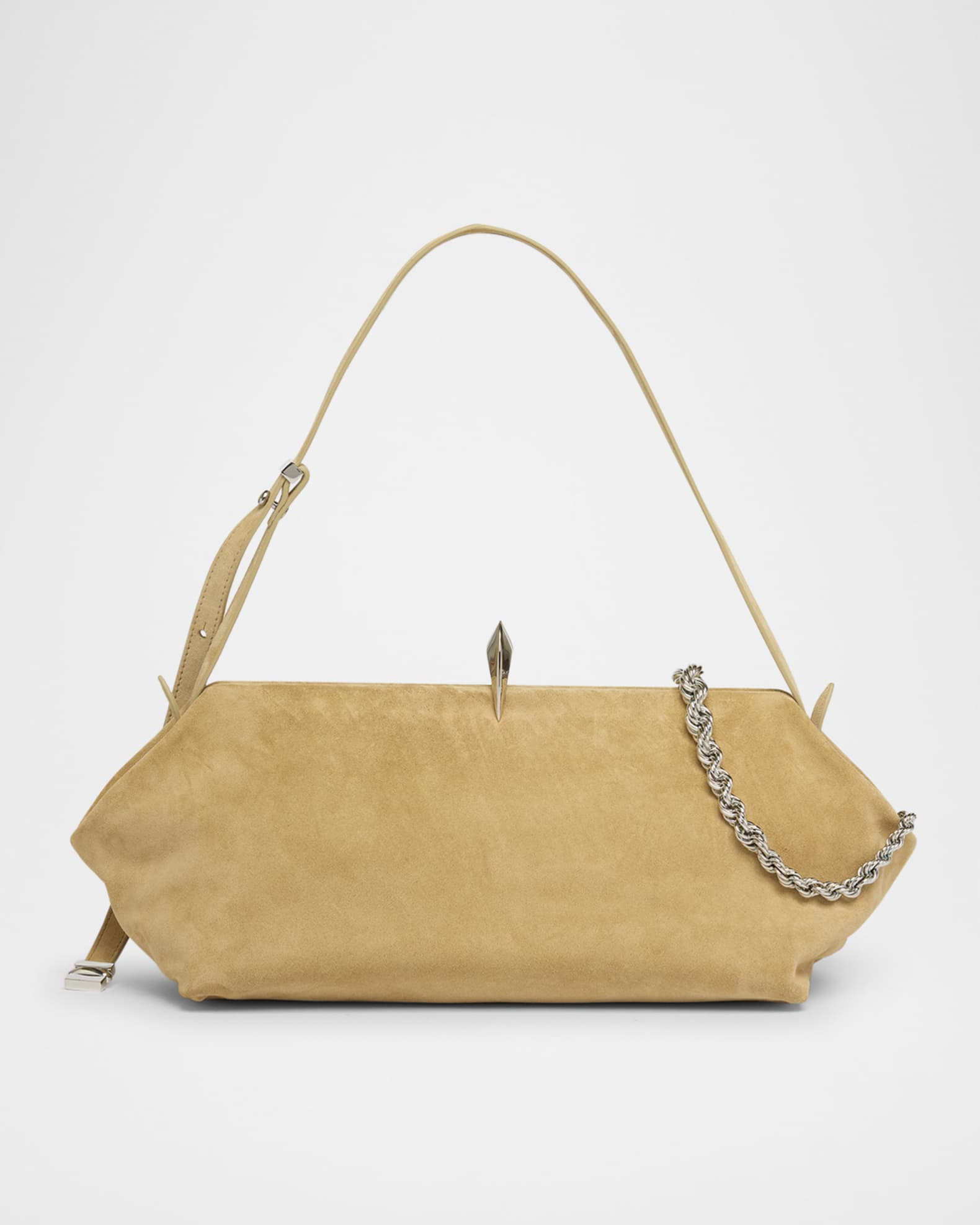 Sophia Suede Shoulder Bag  0