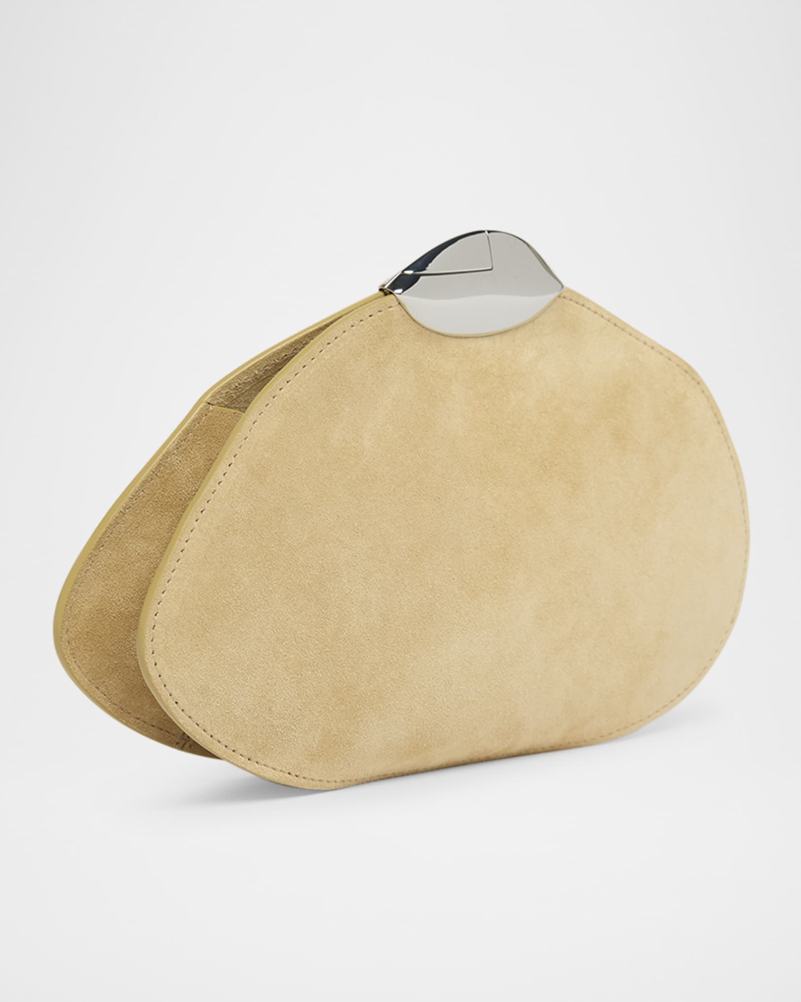 Belle de Jour Suede Clutch Bag 1
