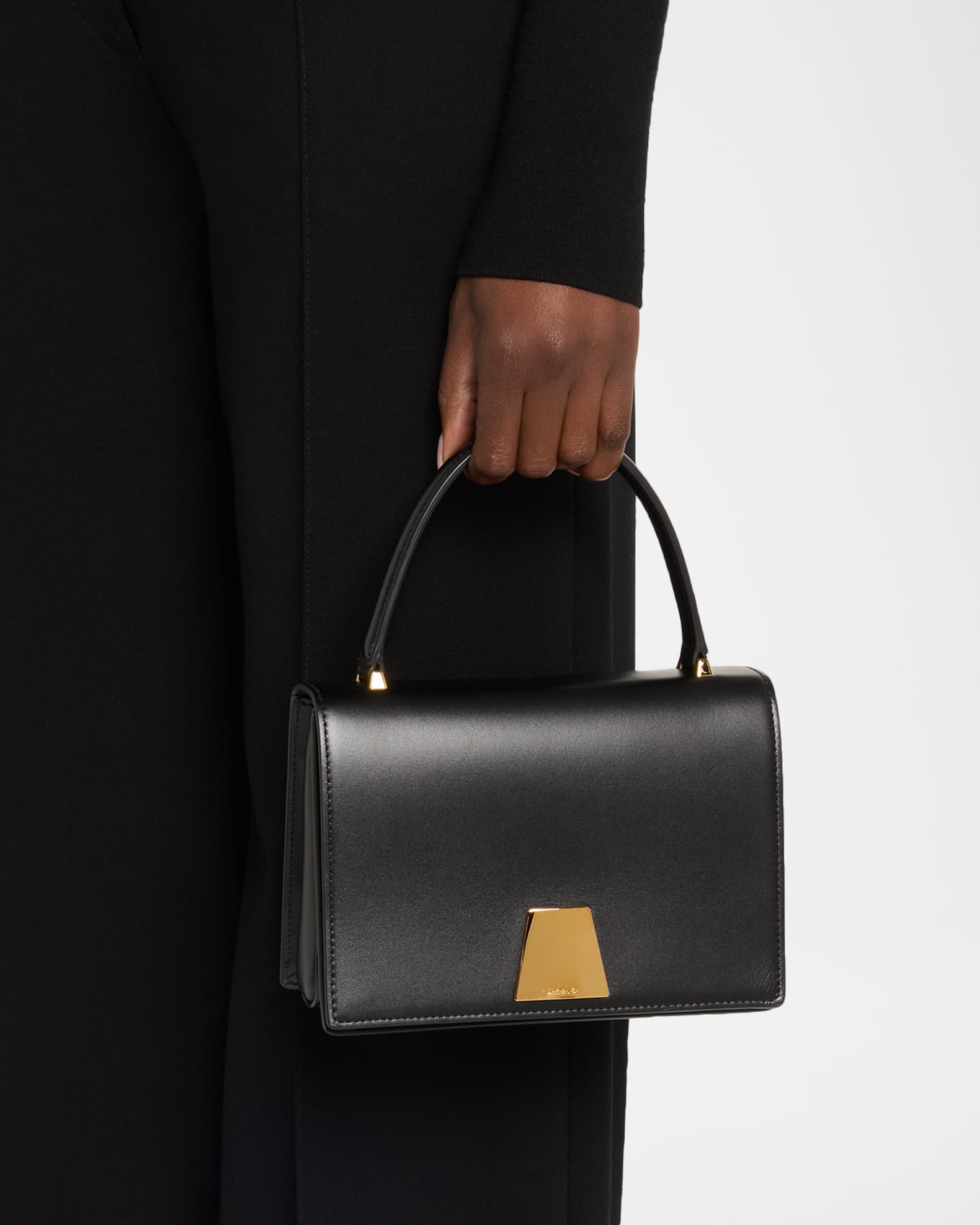 Alice Small Leather Top-Handle Bag | Neiman Marcus