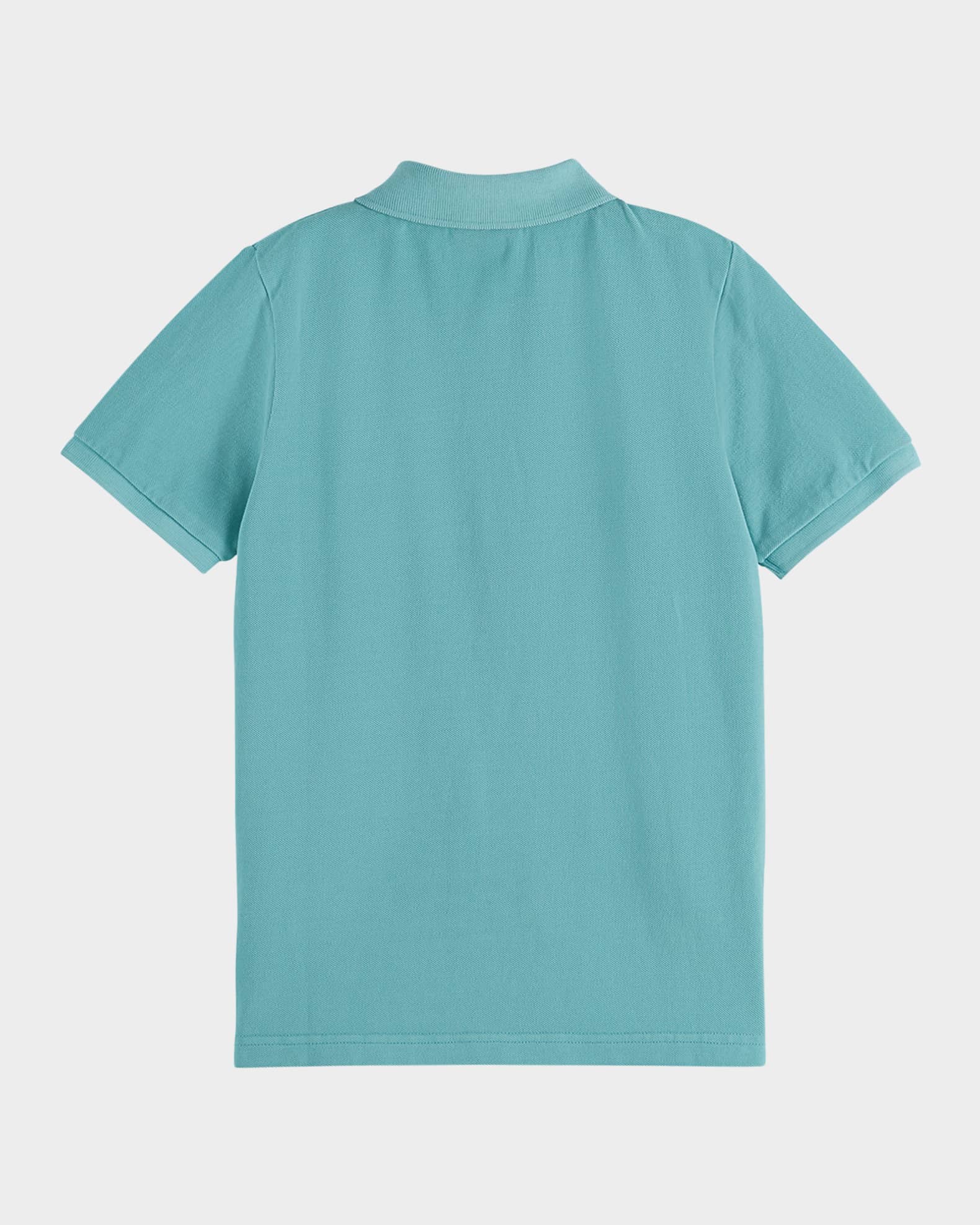 Boy's Garment-Dyed Pique Polo Shirt, Size 4-12 1
