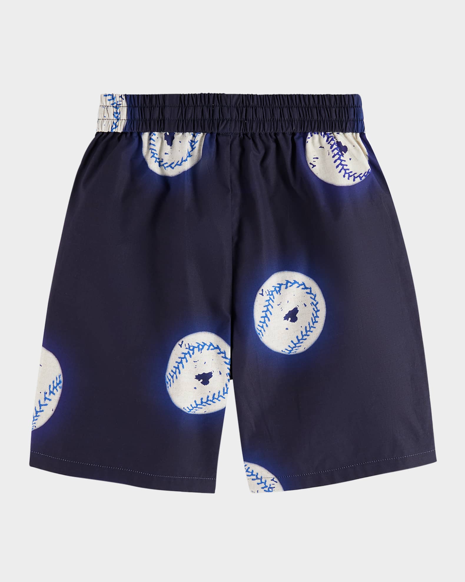 Boy's Baseball-Print Swim Shorts, Size 4-12 1