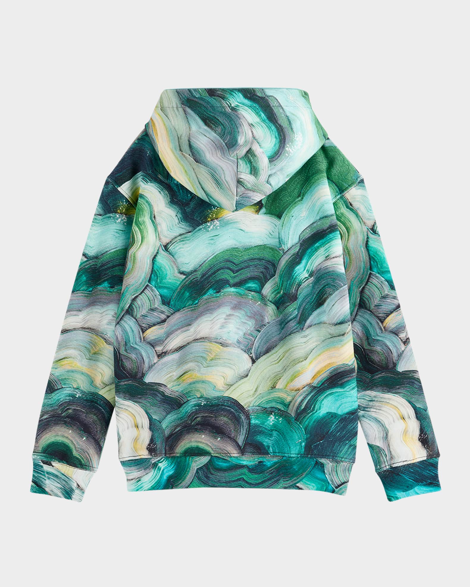 Boy's Abstract-Print Cotton Hoodie, Size 4-12 1
