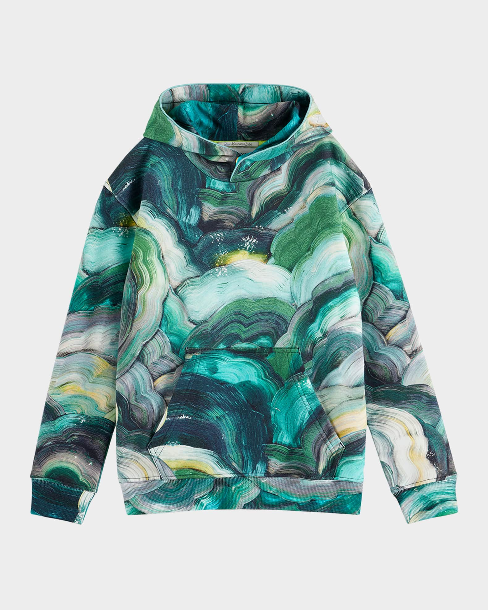 Boy's Abstract-Print Cotton Hoodie, Size 4-12 0