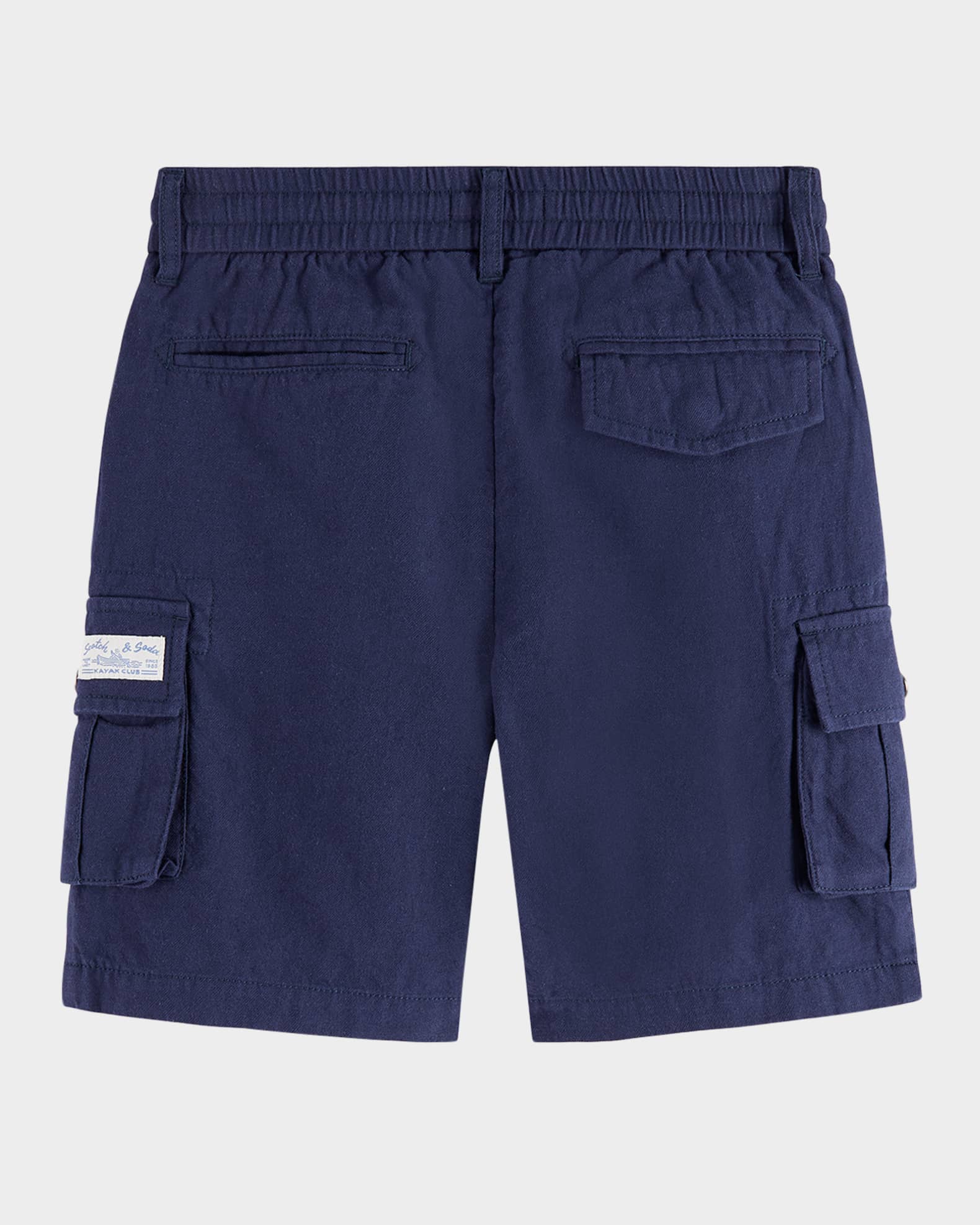 Boy's Garment-Dyed Linen-Blend Shorts, Size 4-12 1