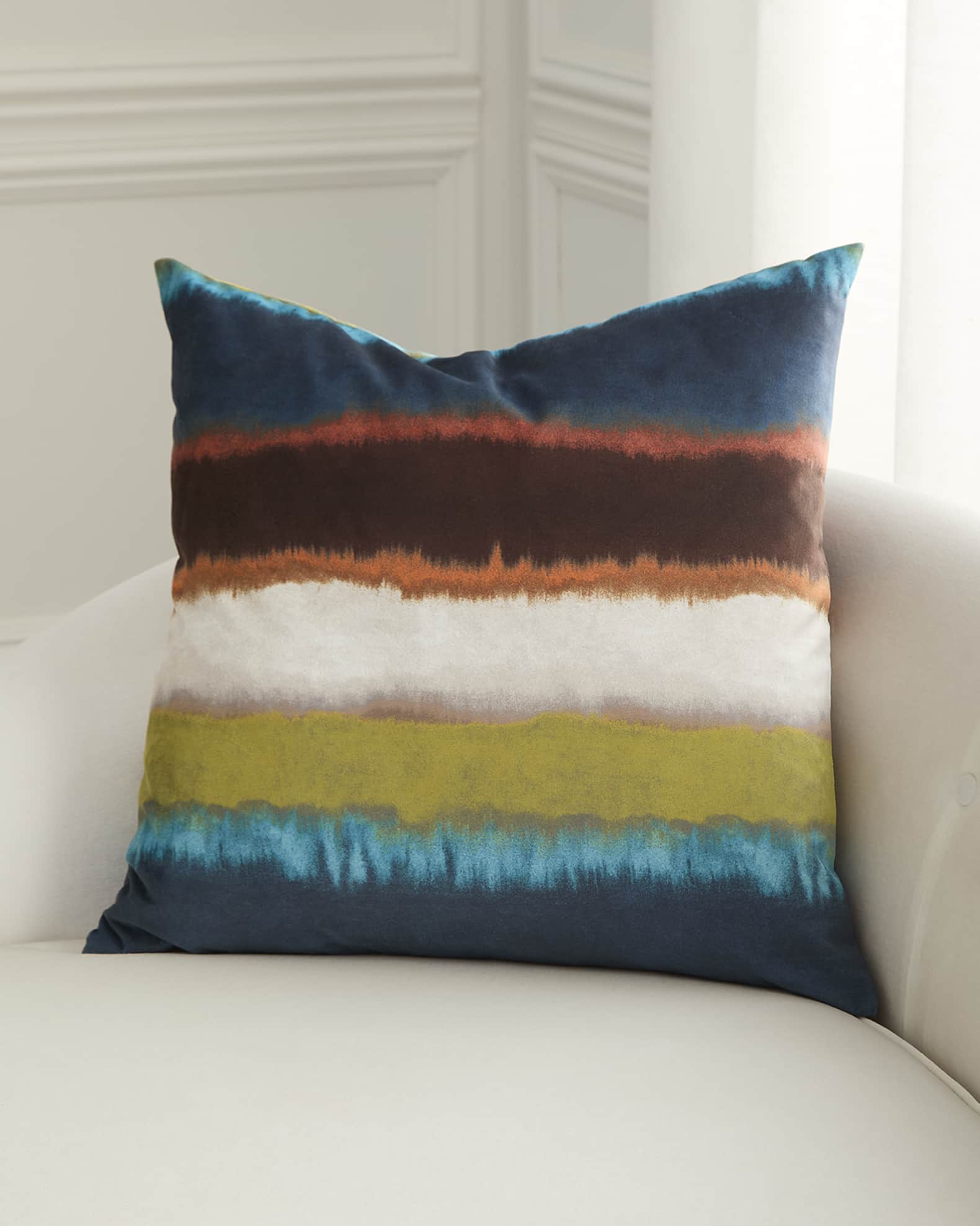 Mira Decorative Pillow, 24" Square 1