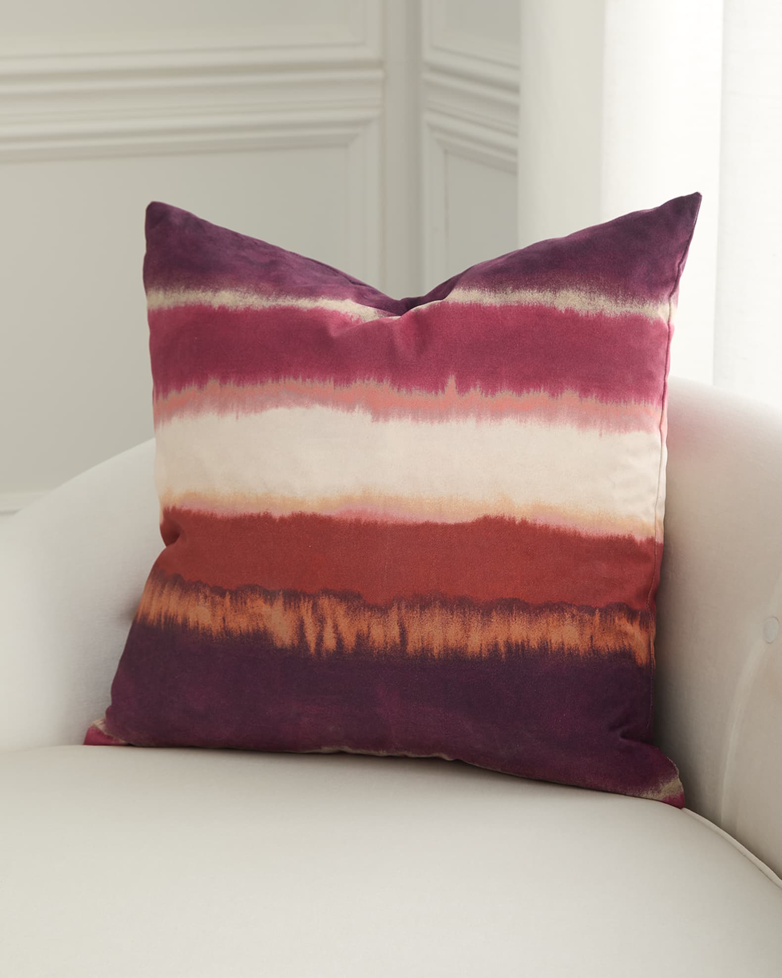 Mira Decorative Pillow, 24" Square 1
