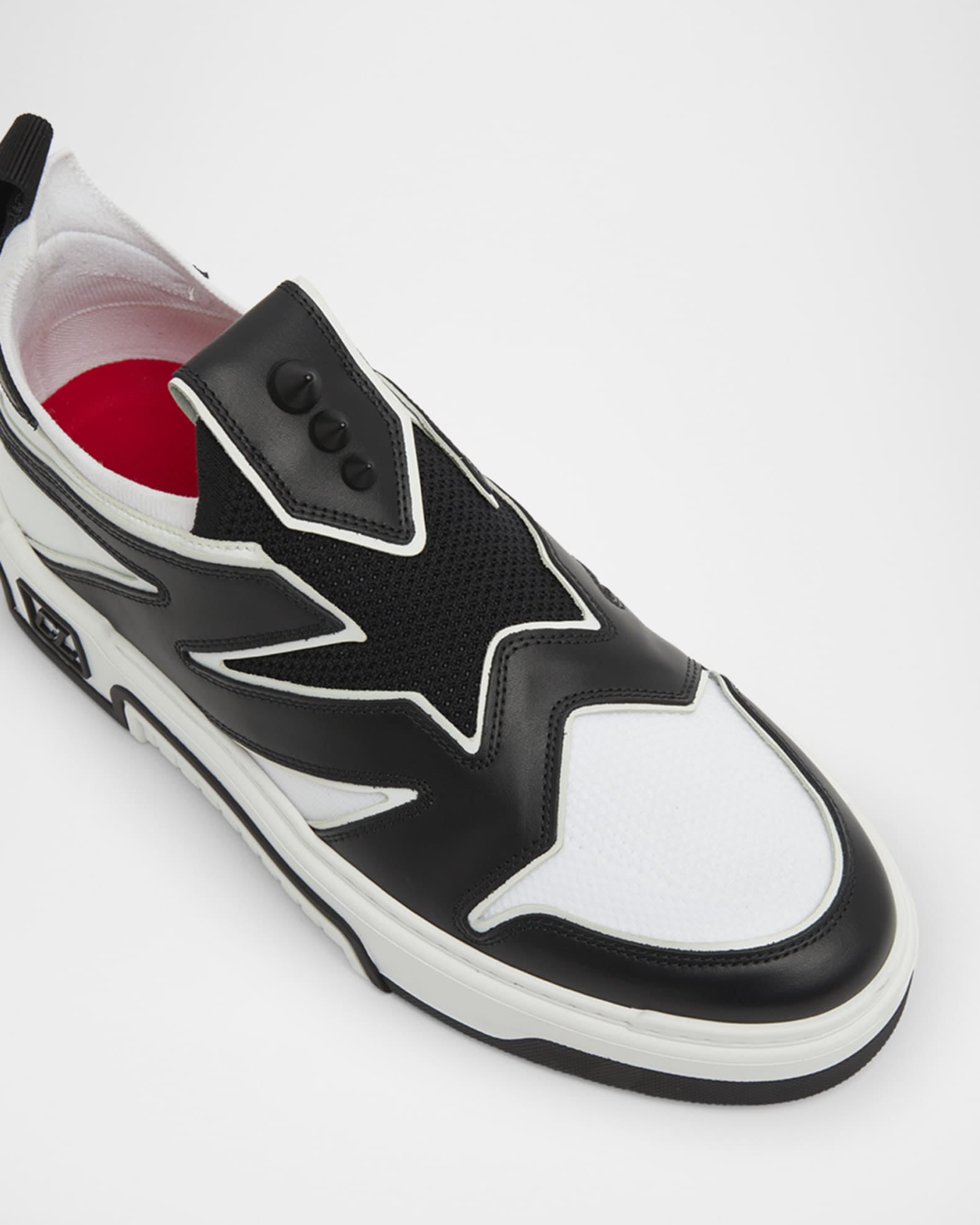 Christian Louboutin Men's Astroflash Mesh and Leather Low