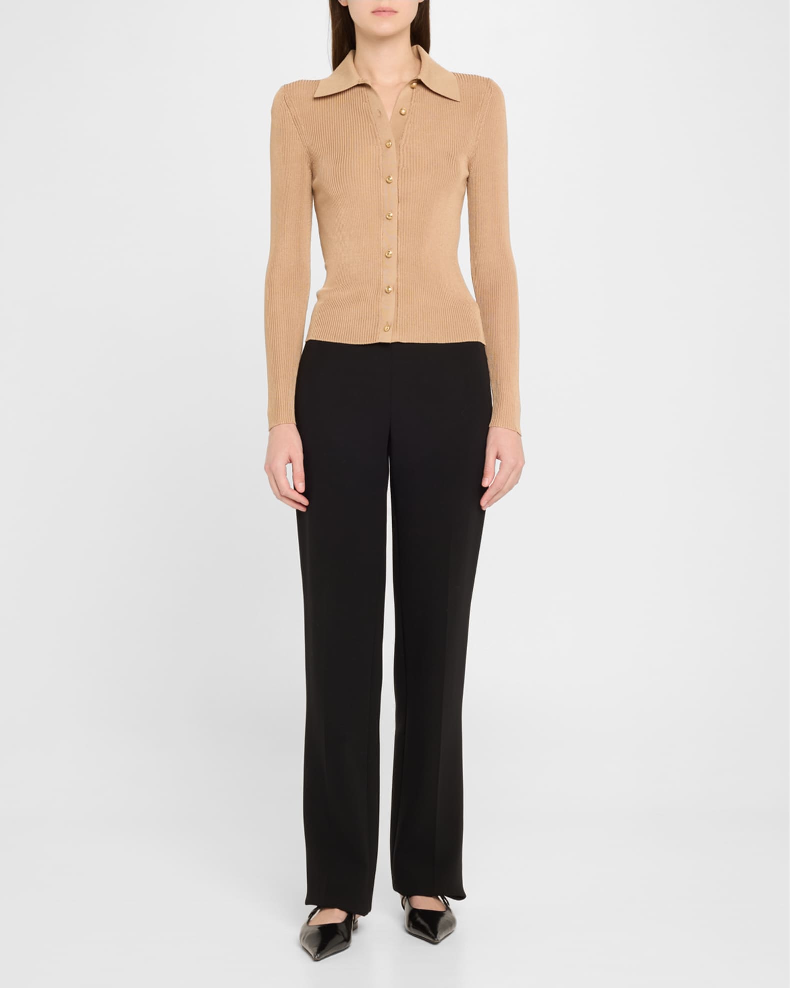 Nealie Ribbed Polo 1