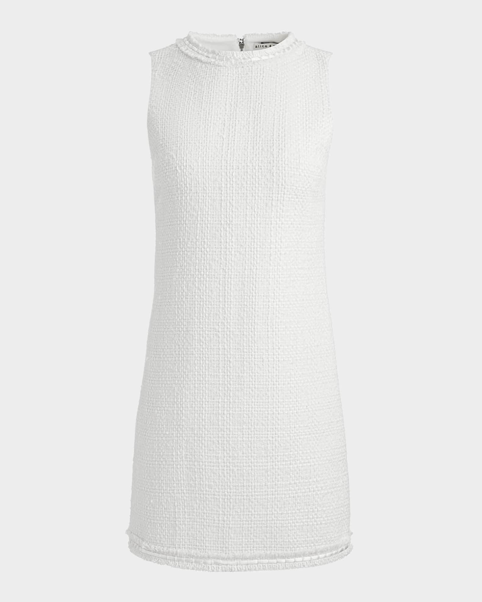 Coley Slim-Fit Tweed Mini Dress 0
