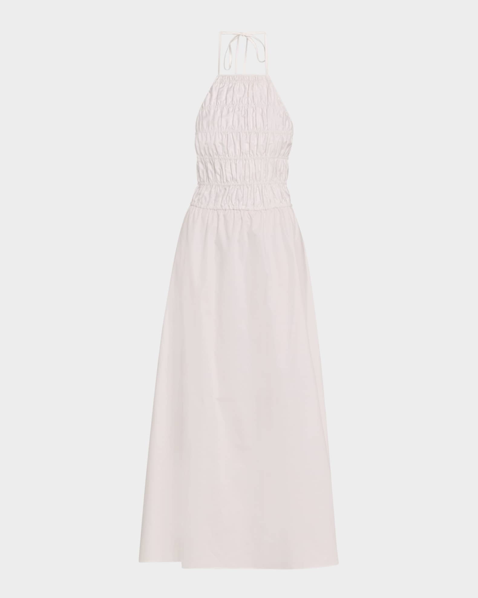 Solid and Striped The Meira Halter Midi Dress | Neiman Marcus