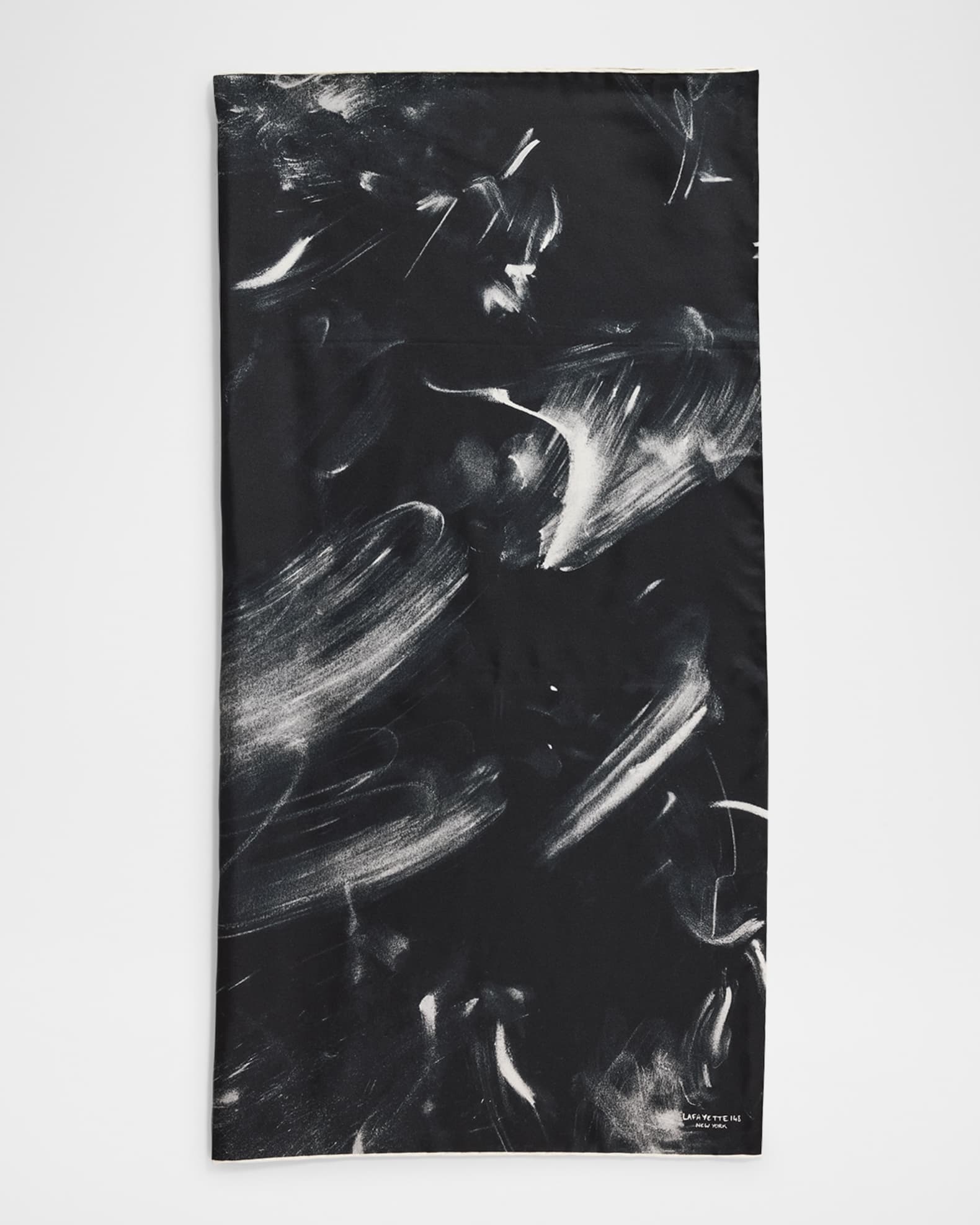 Charcoal Dust Square Silk Twill Scarf 0