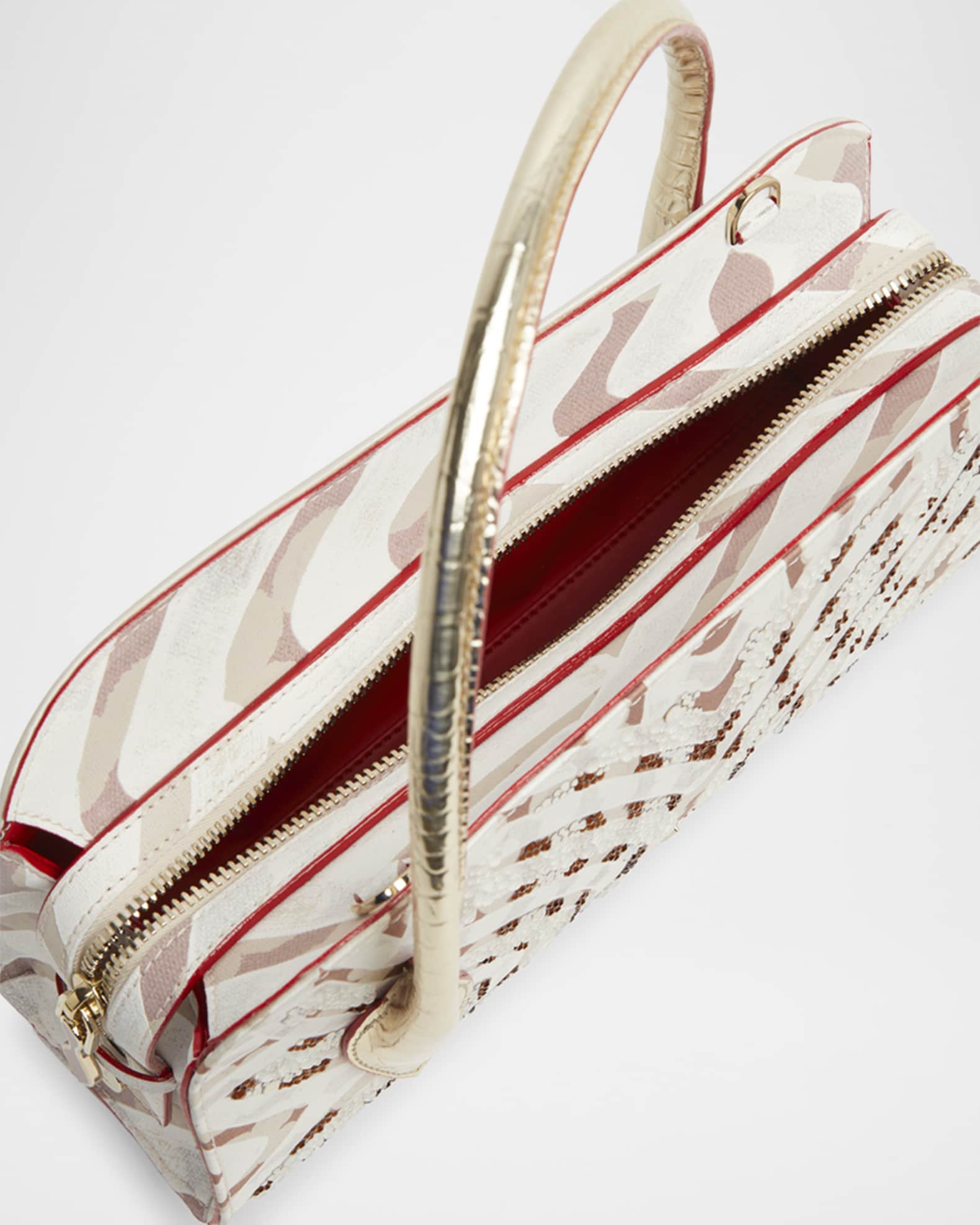 Christian Louboutin Eloise Top-Handle Bag in Gaagal Mirror