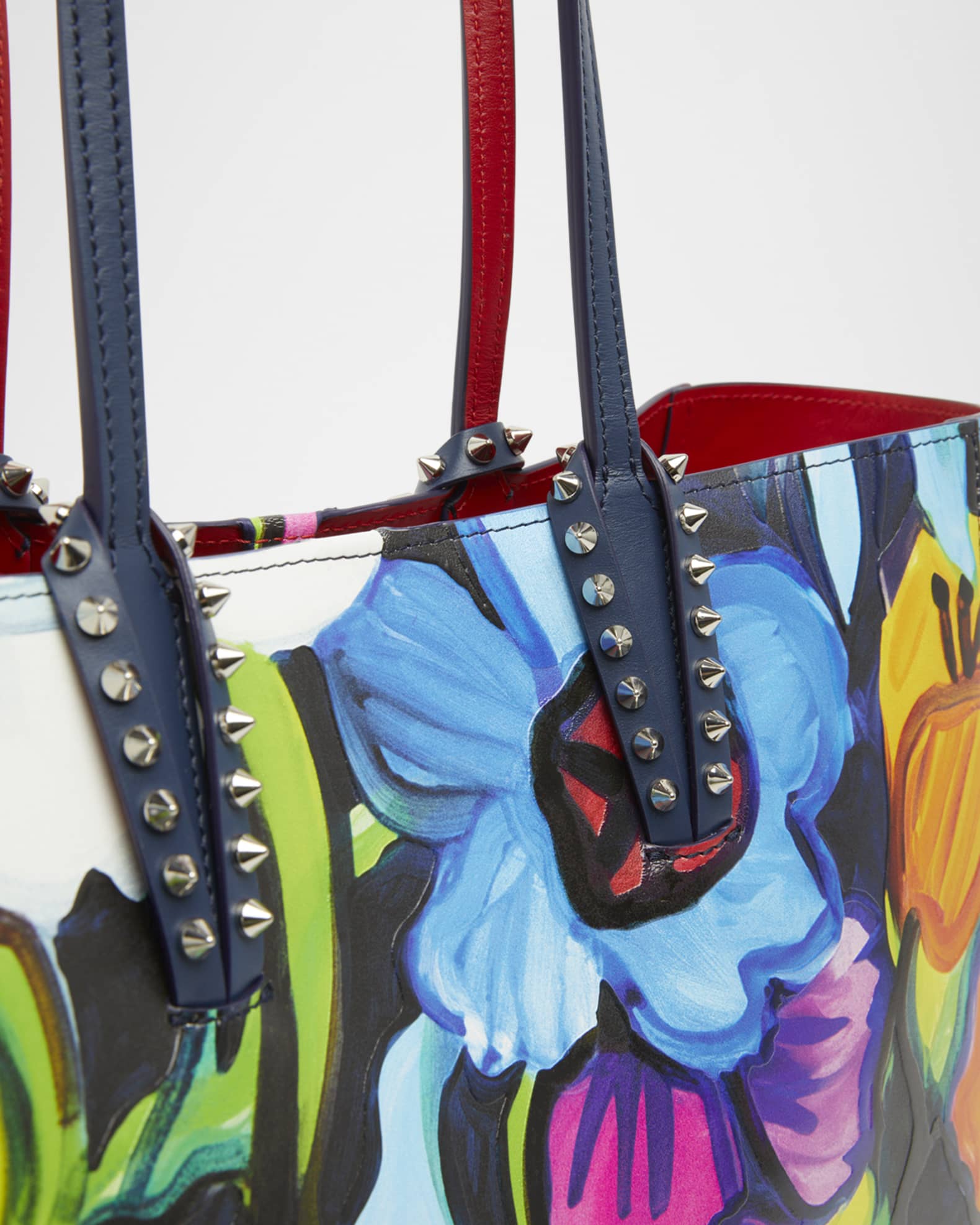 Christian Louboutin Cabata Small Tote Bag in Flower-Print