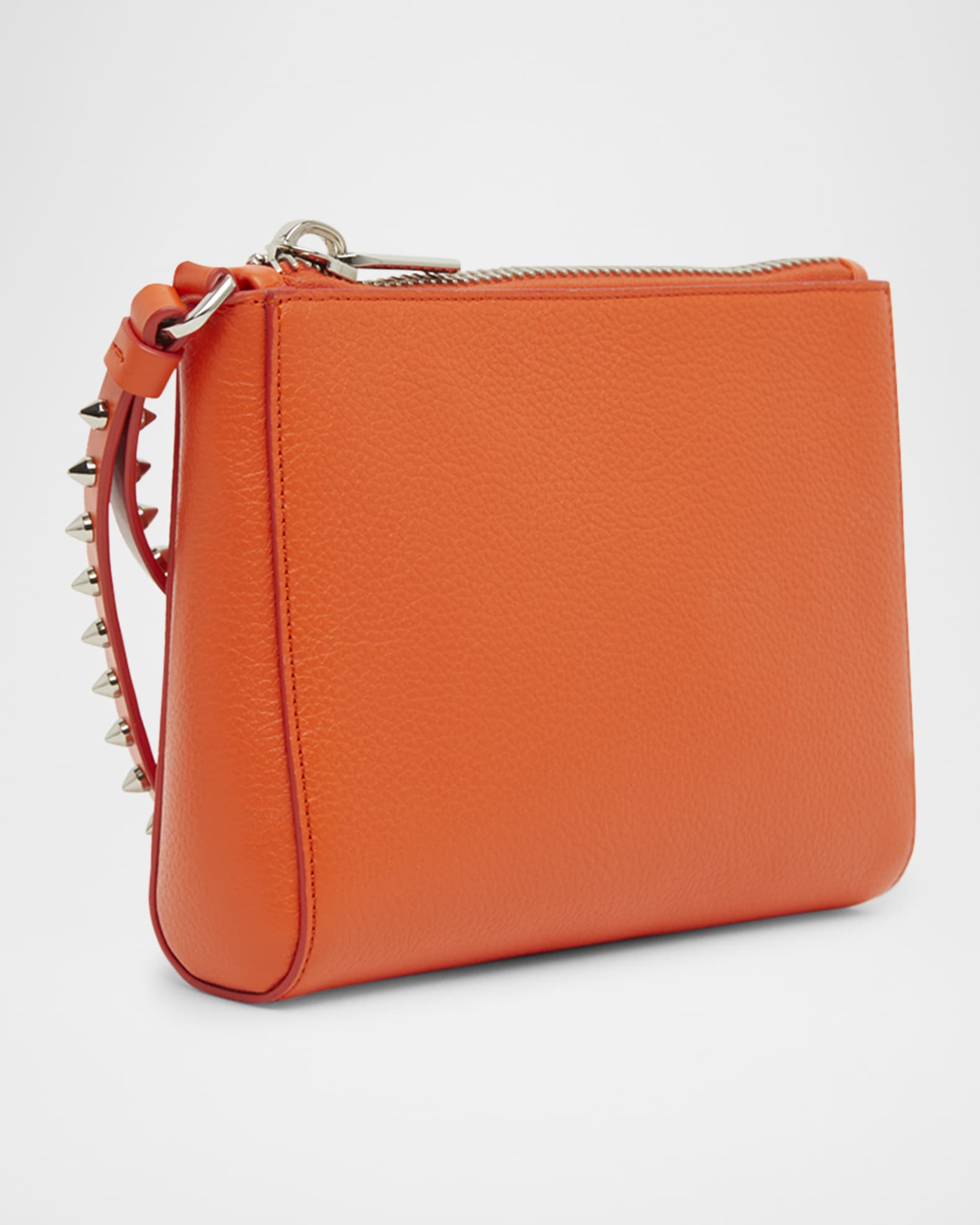 Cabata Mini Pouch Wristlet in Leather  1