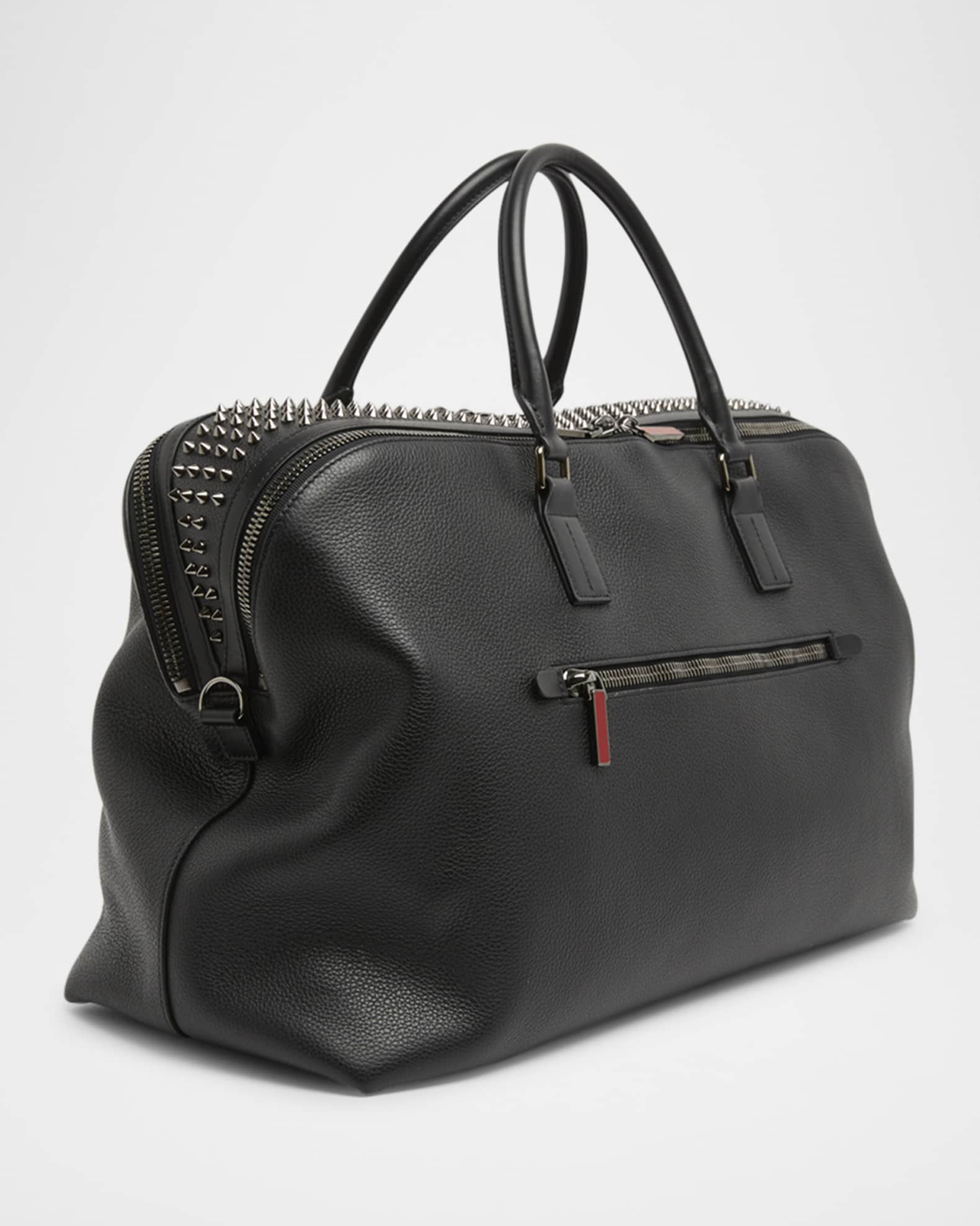 Men's Funky Leather Empire Spikes Weekender Bag 1