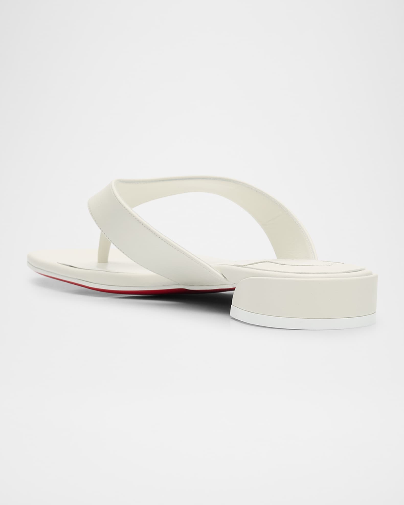 Sweet Jane Leather Red Sole Thong Sandals 1
