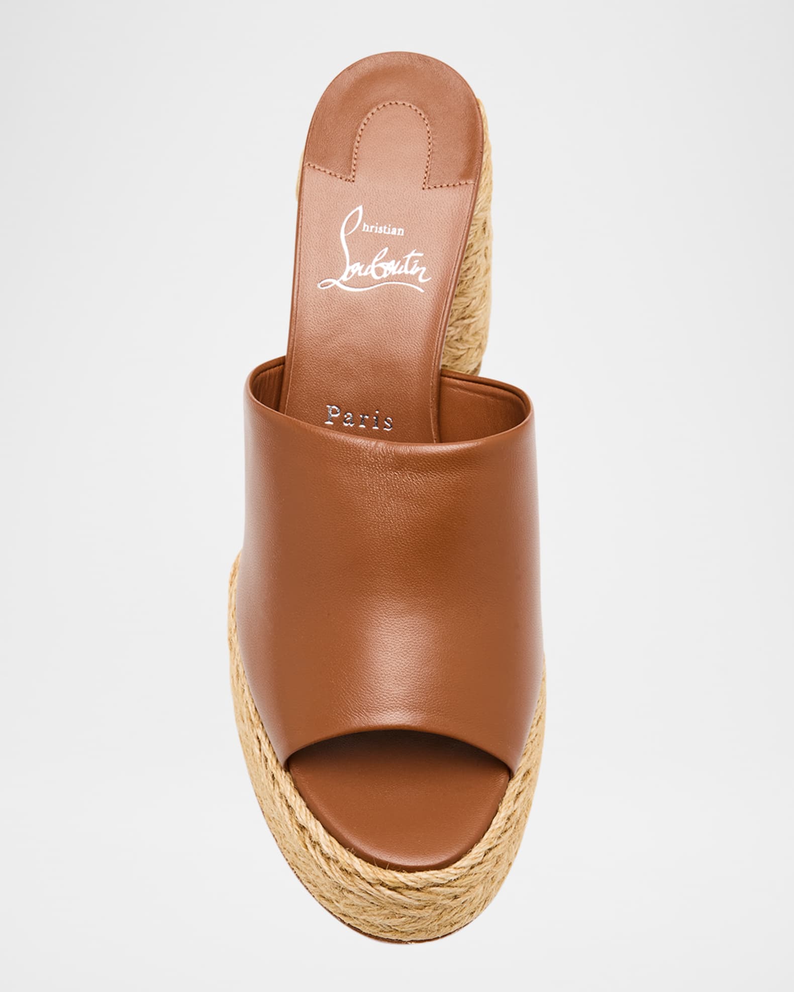 Christian Louboutin Calakala スエード レザー サンダル 関送込 Christian Louboutin Calakala Leather Red Sole Espadrille