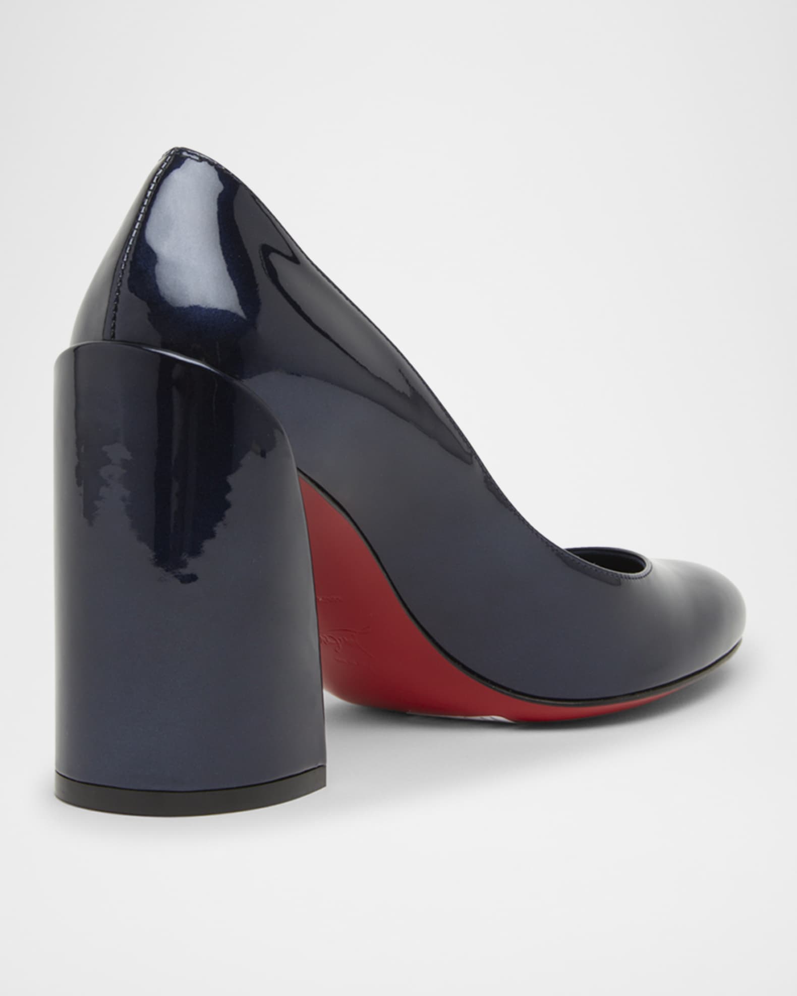 Miss Sabina Patent Red Sole Pumps 1