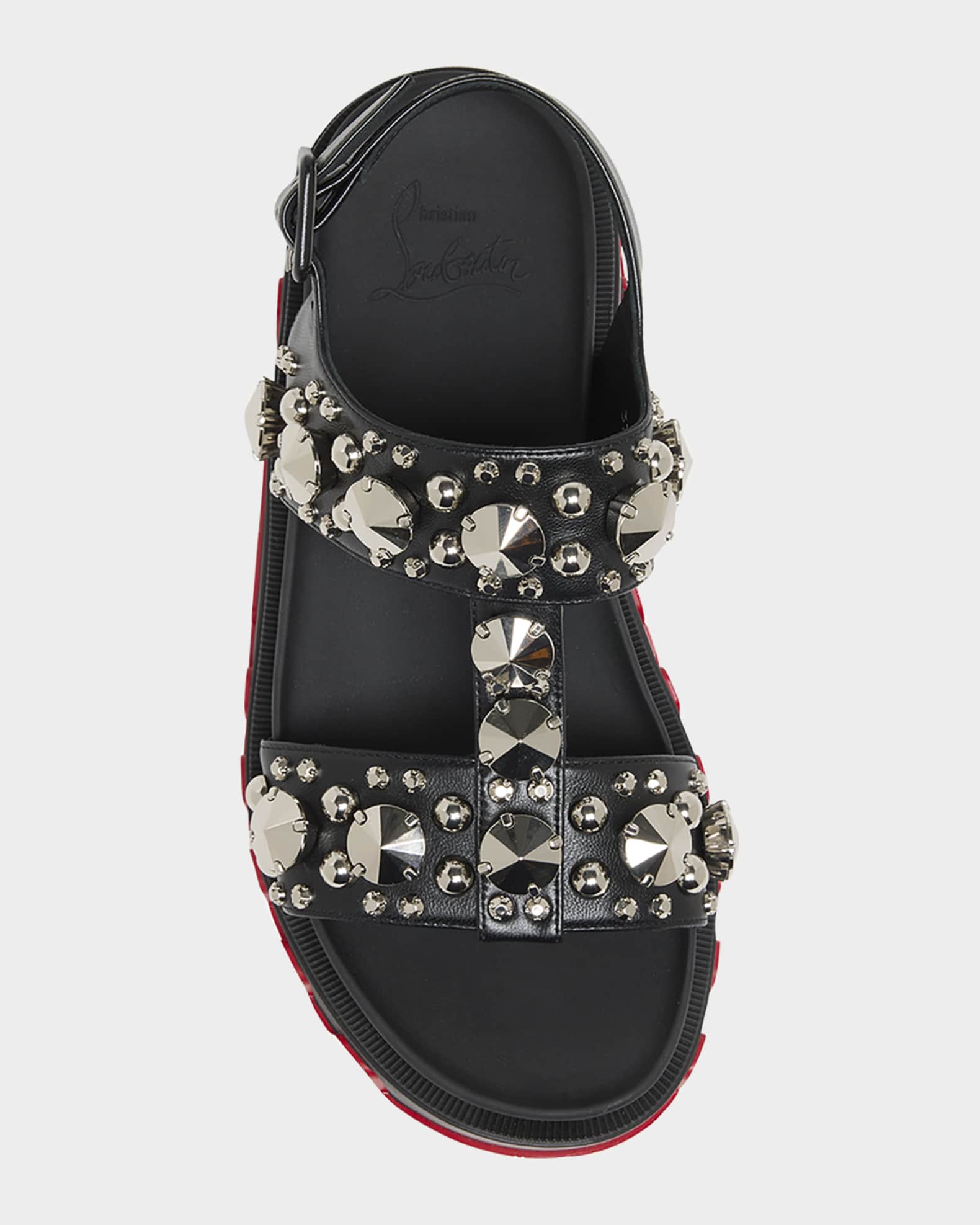 [Christian Louboutin] Duni Extazza サンダル Duni Extazza - Sandals - Lamb nappa leather - Black - Women
