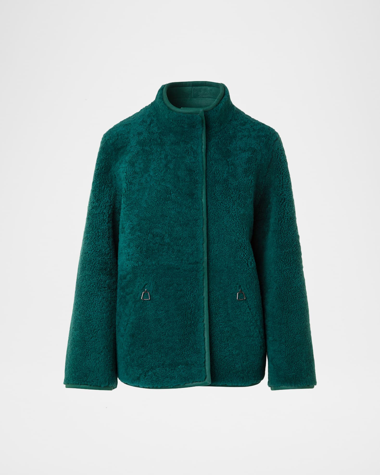 Dru Reversible Shearling and Leather Jacket 0