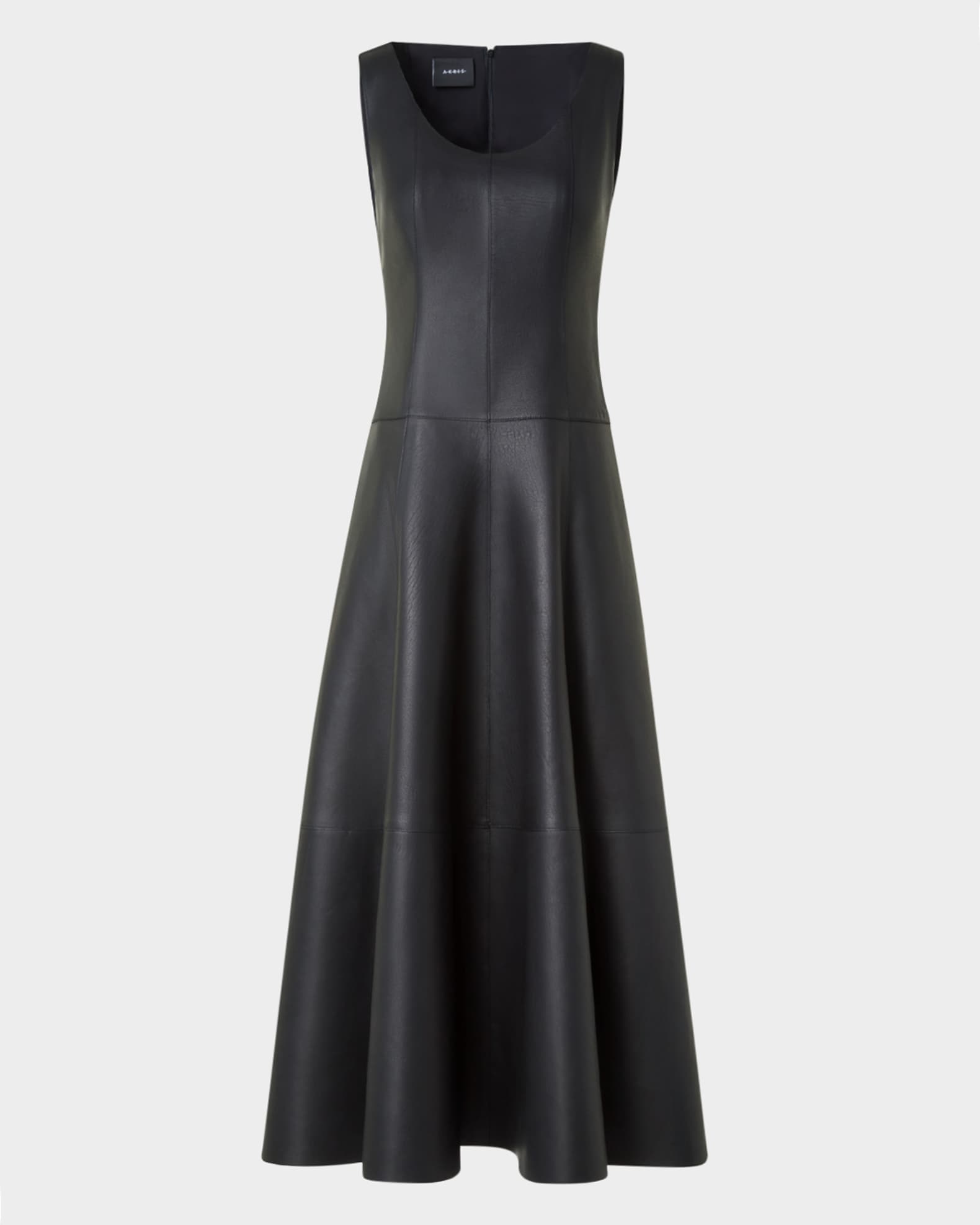 Nappa Leather Midi Dress 0