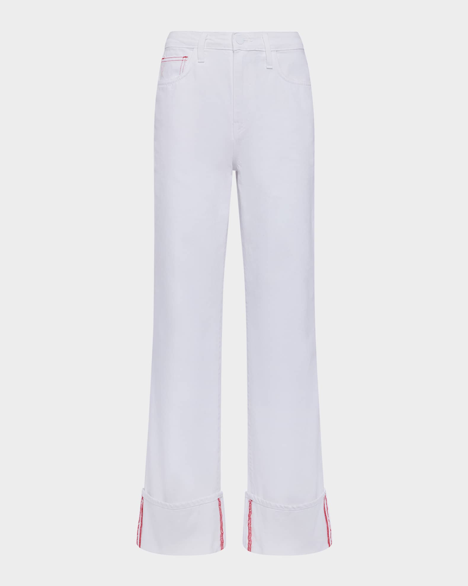 Miley Ultra-High Rise Cuffed Jeans 0