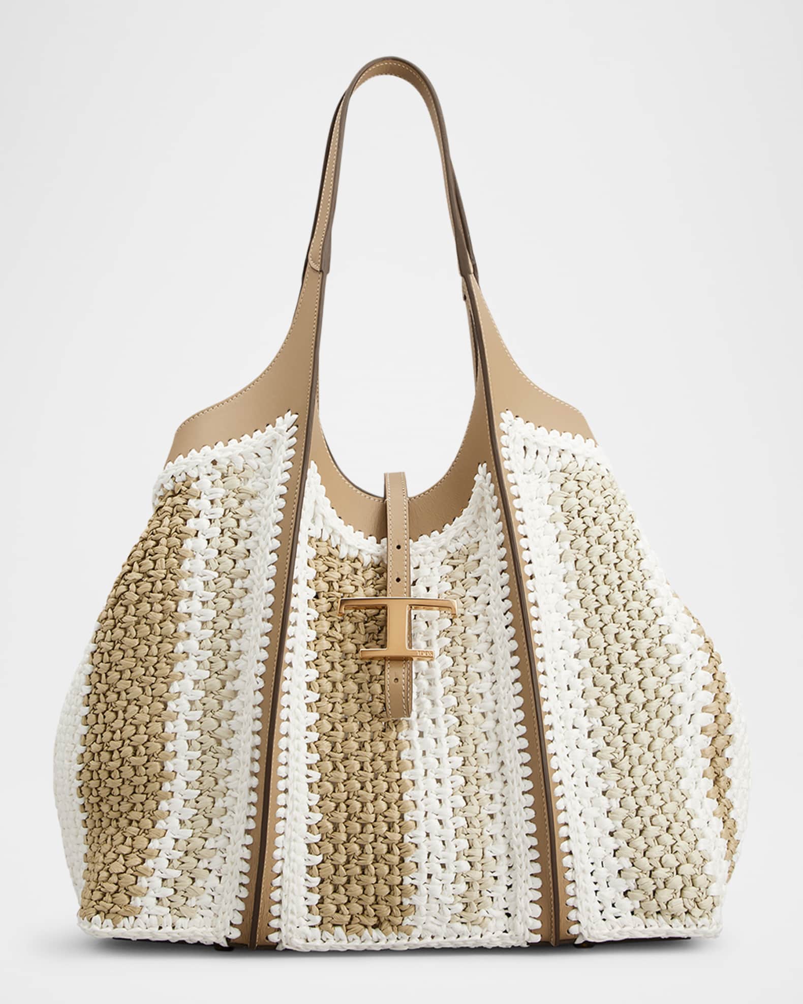 T Timeless Crochet Shoulder Bag 0