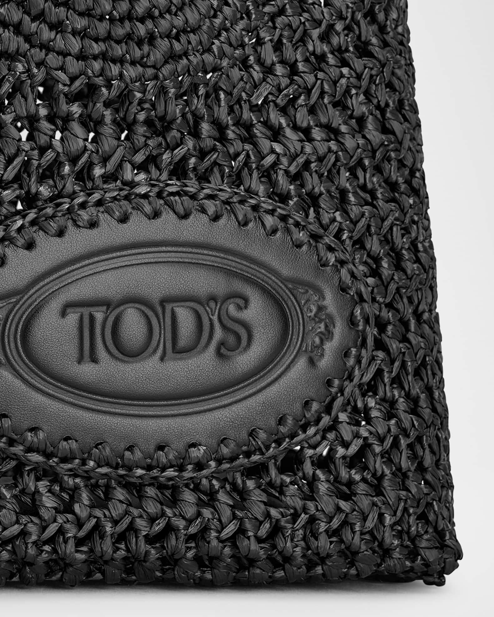 Tod's Mini Woven Top-Handle Bag | Neiman Marcus