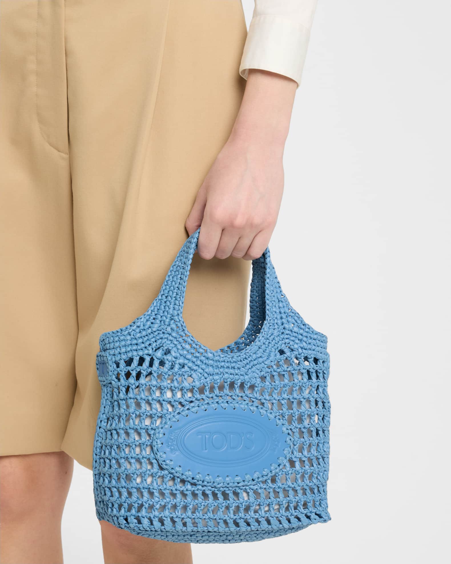 Mini Woven Top-Handle Bag 1