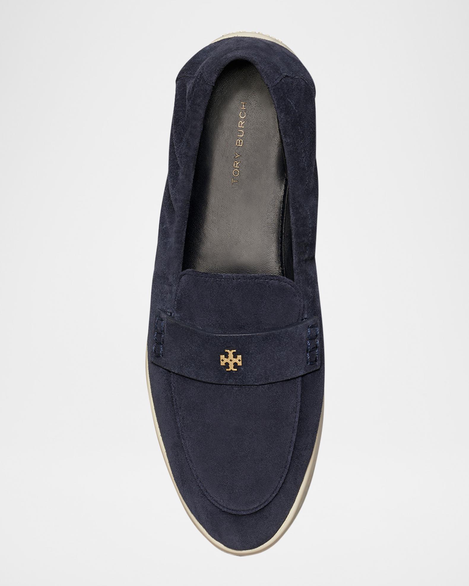 Tory Burch Sporty Suede Slip-On Loafers | Neiman Marcus