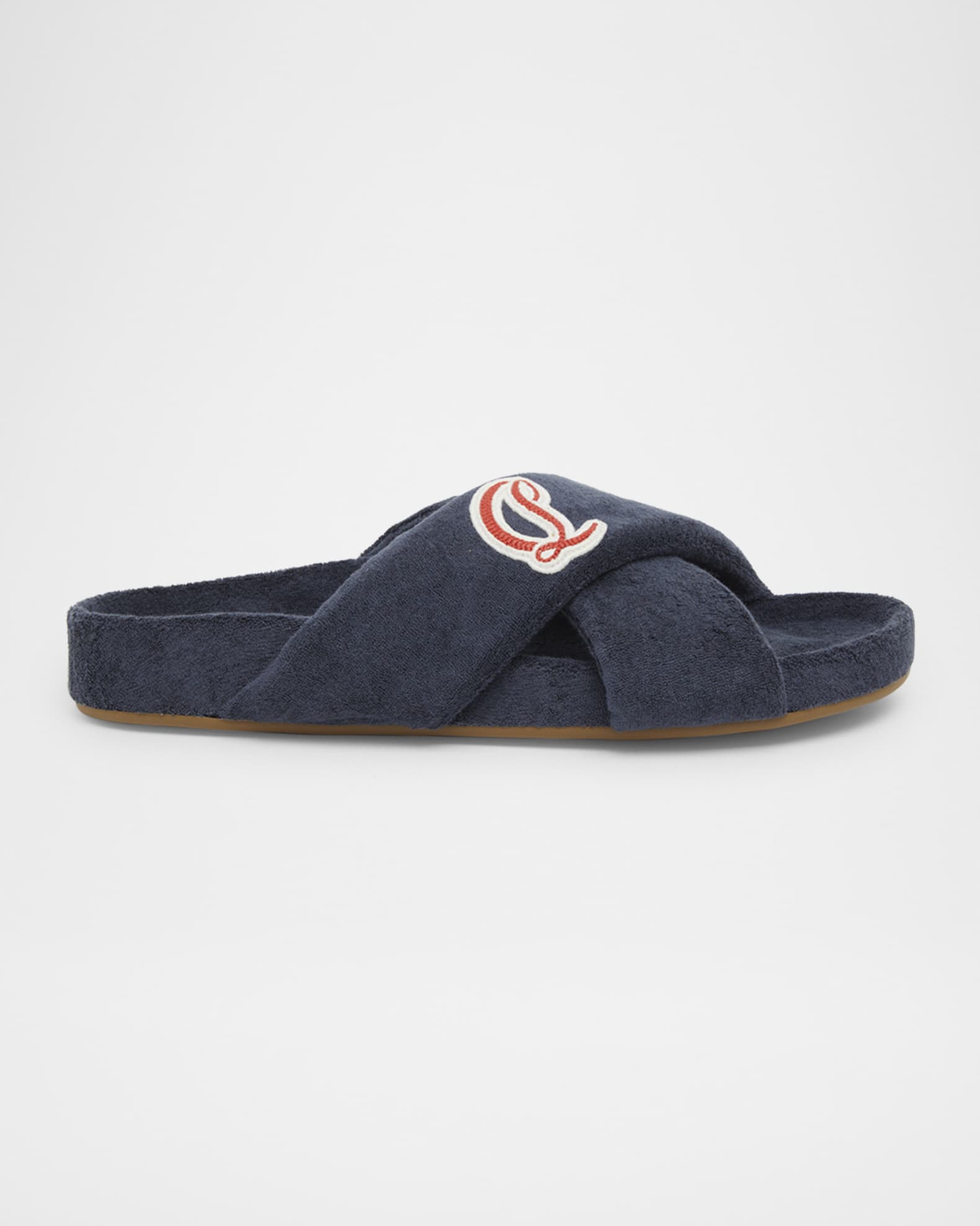 Christian Louboutin Men's Bizzu Sponge Cotton Criss-Cross