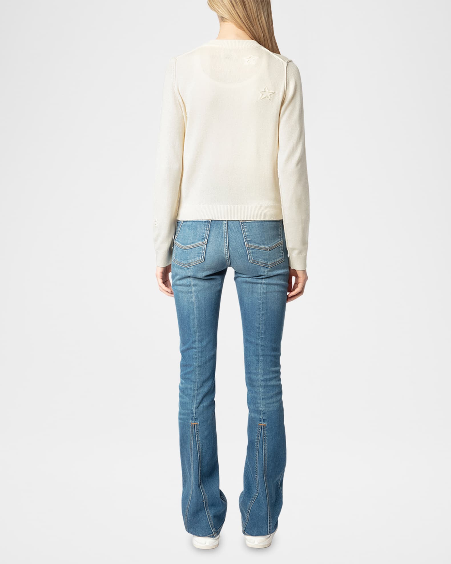 売れ筋商品|||ザディグ エ ヴォルテール ニット&セーター レディース アウター ALPHA SECO STARS USED - Cardigan - encre Zadig & Voltaire Alpha Seco Stars Cardigan | Neiman Marcus