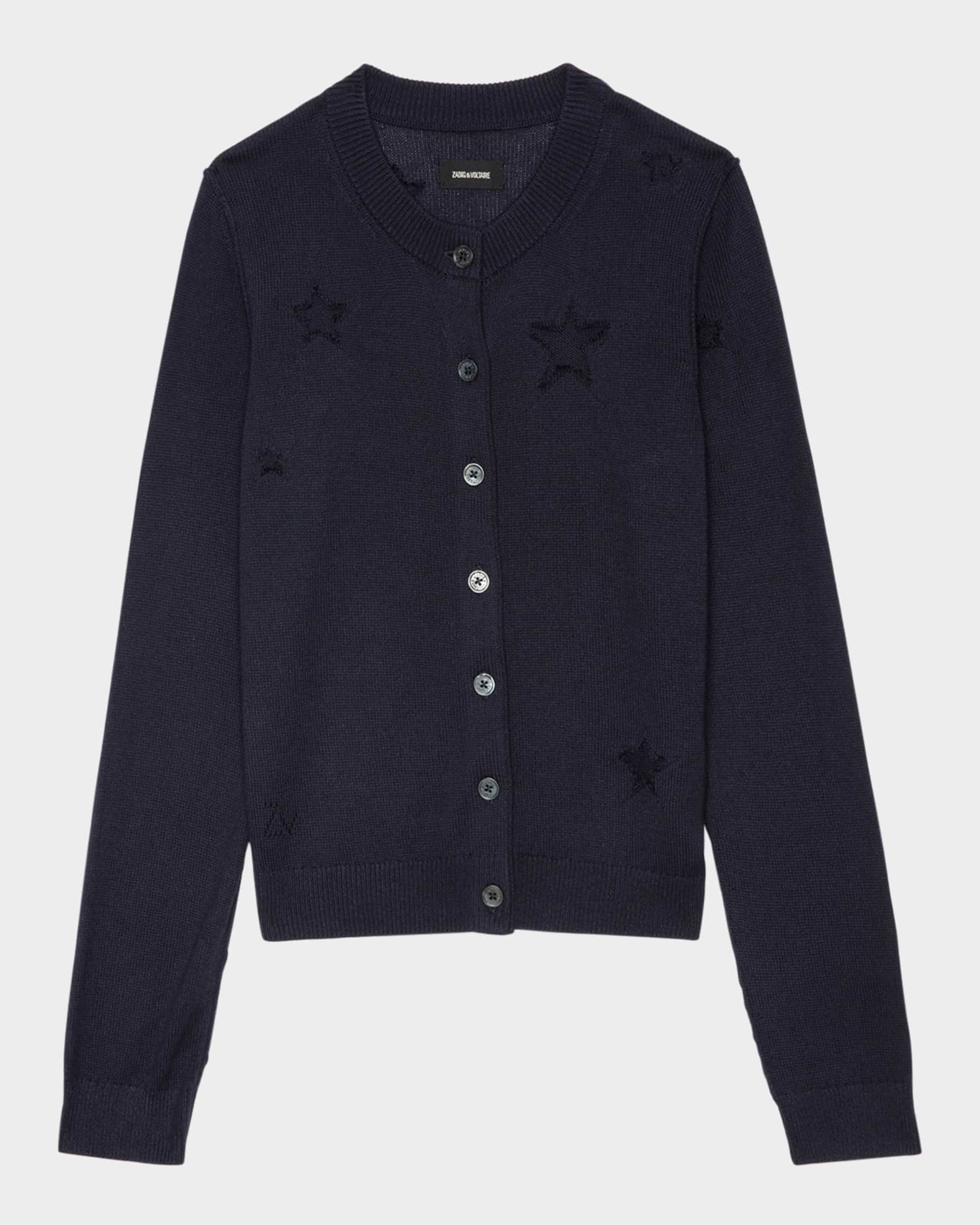 Zadig & Voltaire Alpha Seco Stars Cardigan | Neiman Marcus