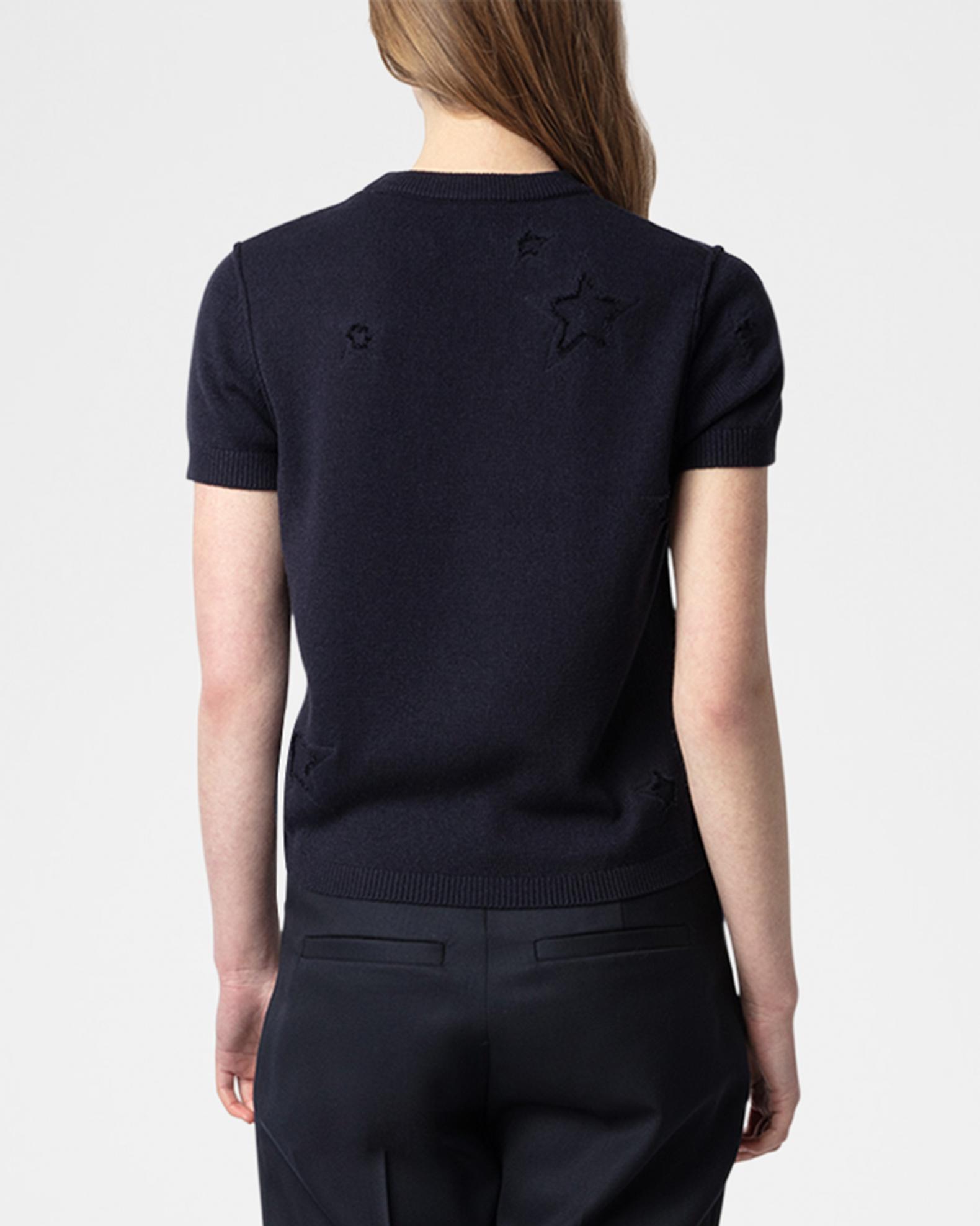 Zadig & Voltaire Bully Seco Stars Short-Sleeve Sweater | Neiman Marcus