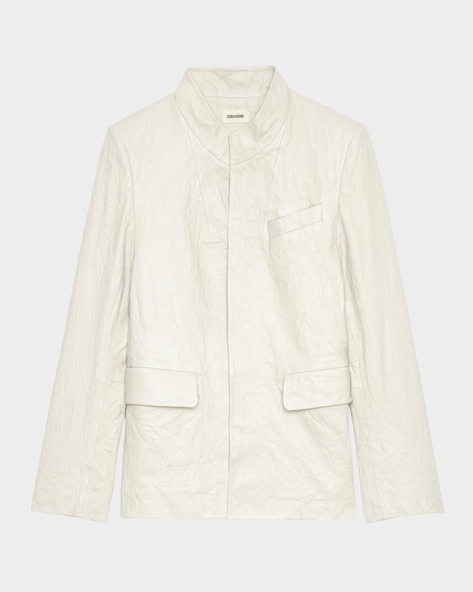 Zadig & Voltaire Veryn Crinkled Leather Jacket | Neiman Marcus