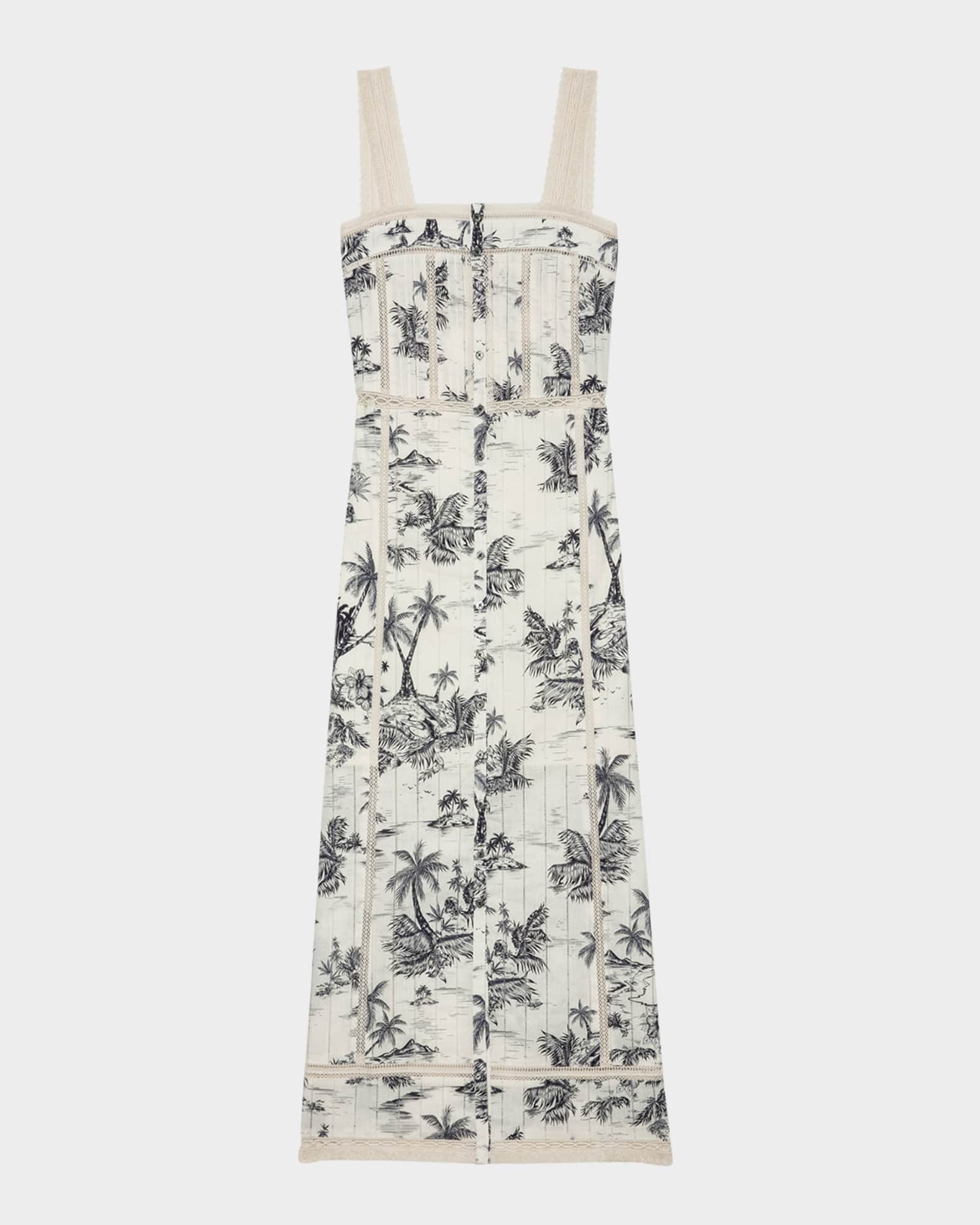 Zadig & Voltaire Renaid Tropical Island Dress