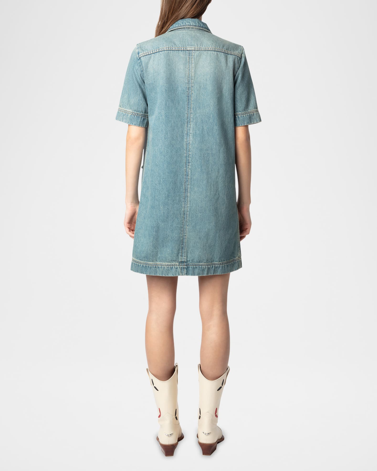 denim dress neiman marcus Record Denim Mini Dress