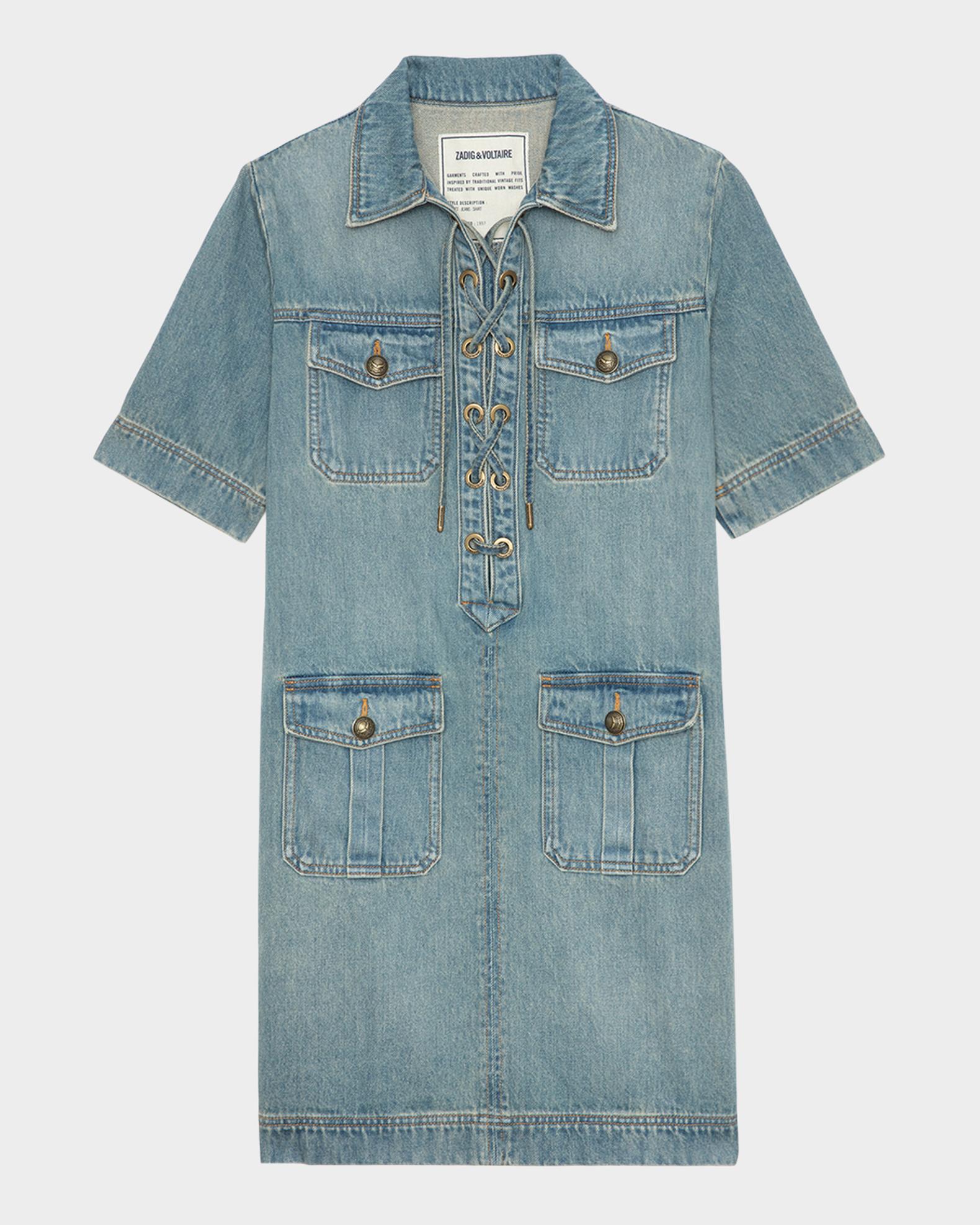 neiman marcus denim dress Favorite Daughter The Eyes on Me Denim Mini Dress