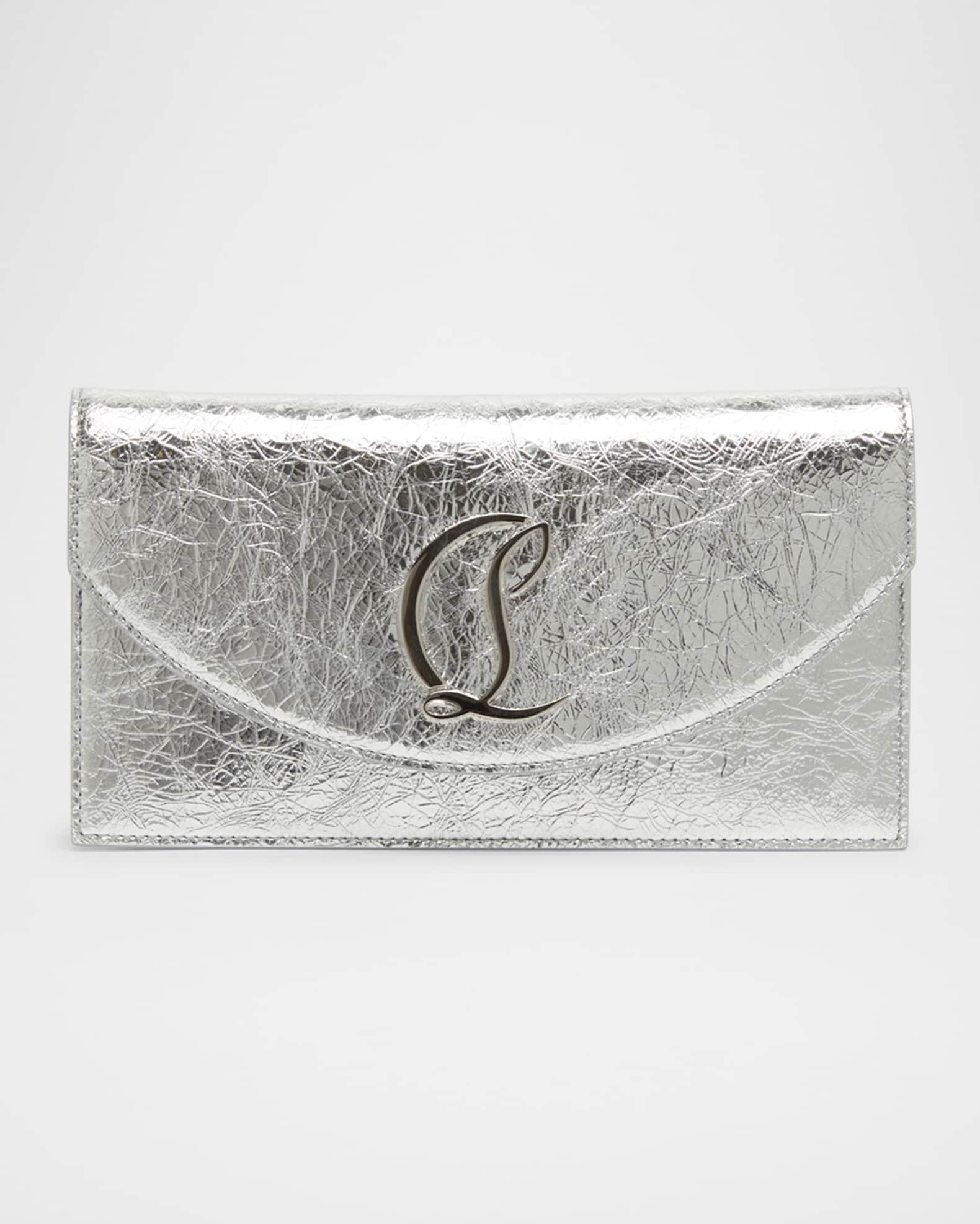 【関税込み】Christian Louboutin Clutches Christian Louboutin Loubi54 Strass Flap Clutch Bag | Neiman